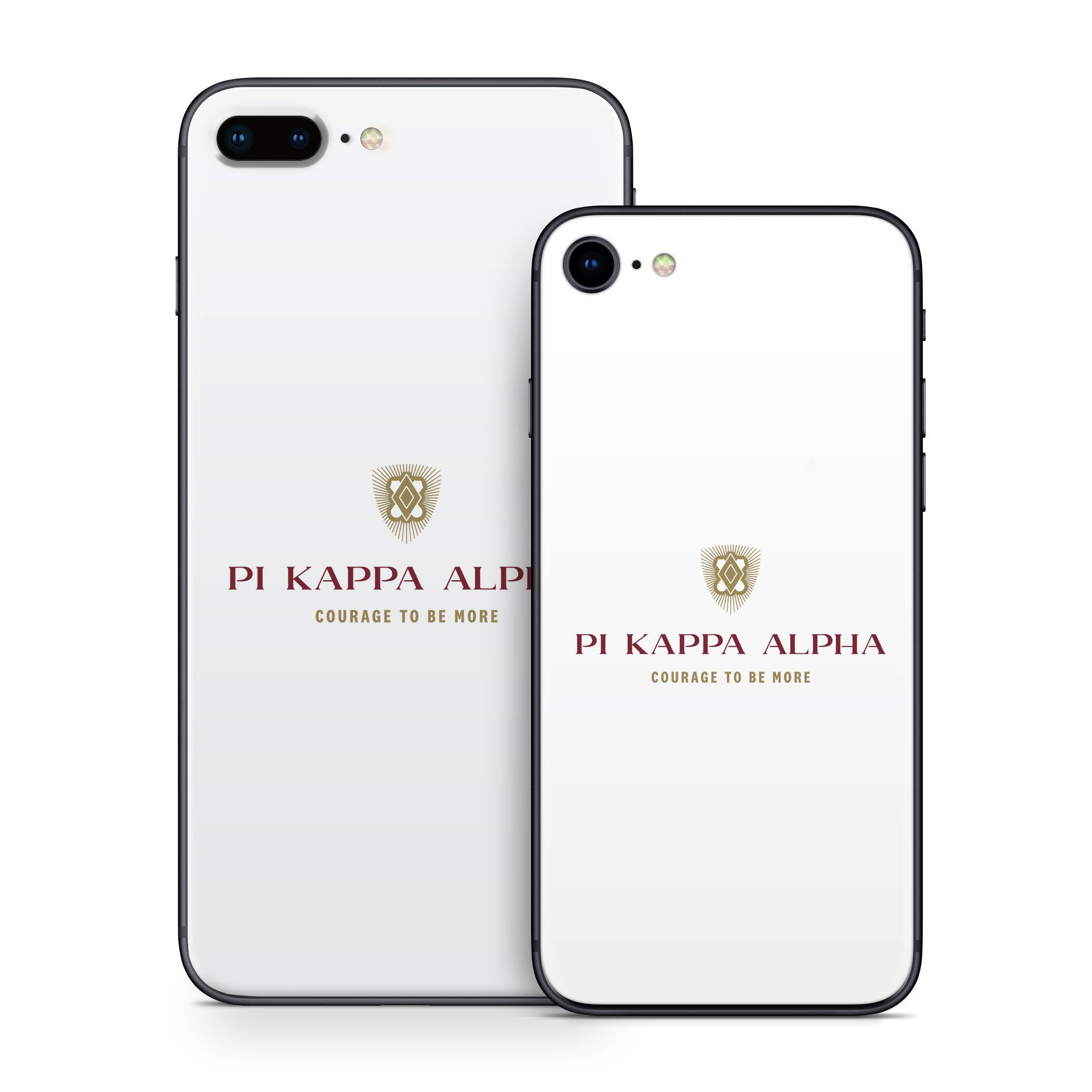 Pi Kappa Alpha Formal Logo White - Apple iPhone 8 Skin