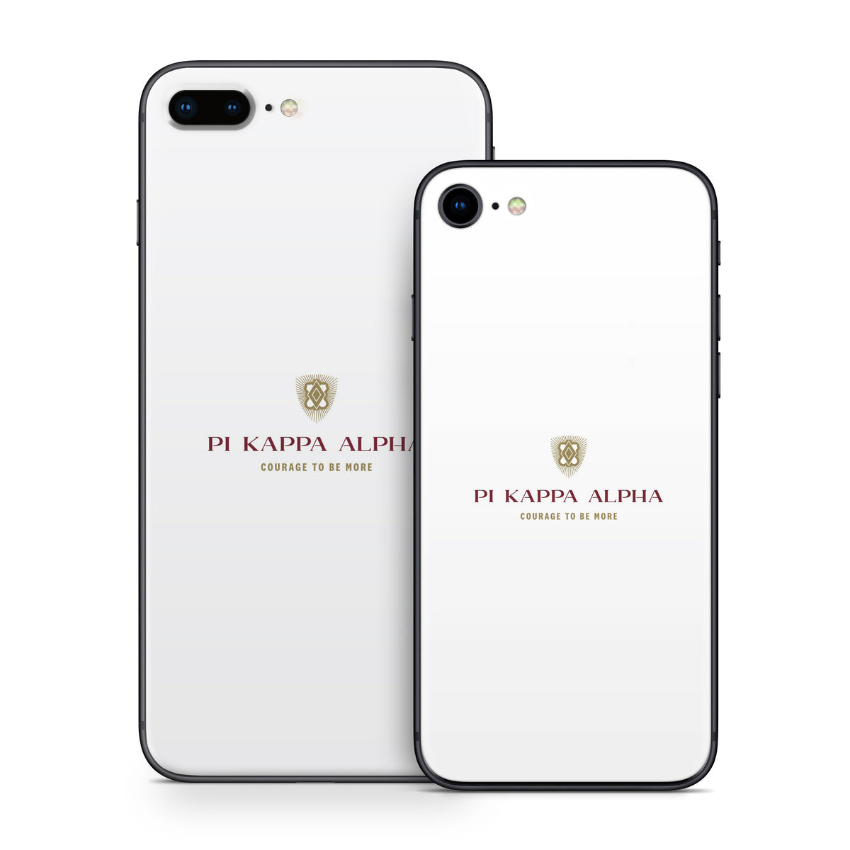 Pi Kappa Alpha Formal Logo White - Apple iPhone 8 Skin