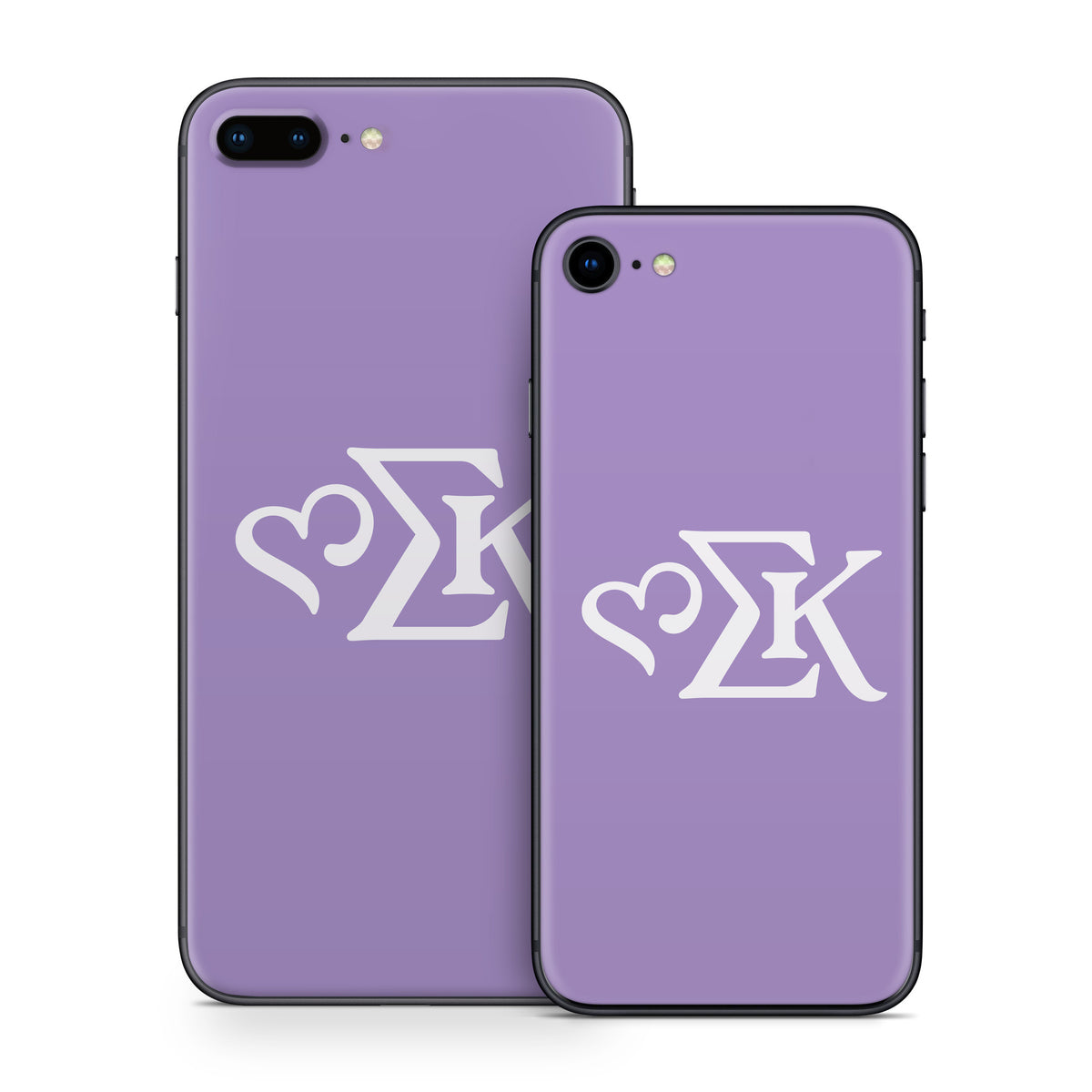 Sigma Kappa Greek Letters Dove Love on Legacy Lavender - Apple iPhone 8 Skin