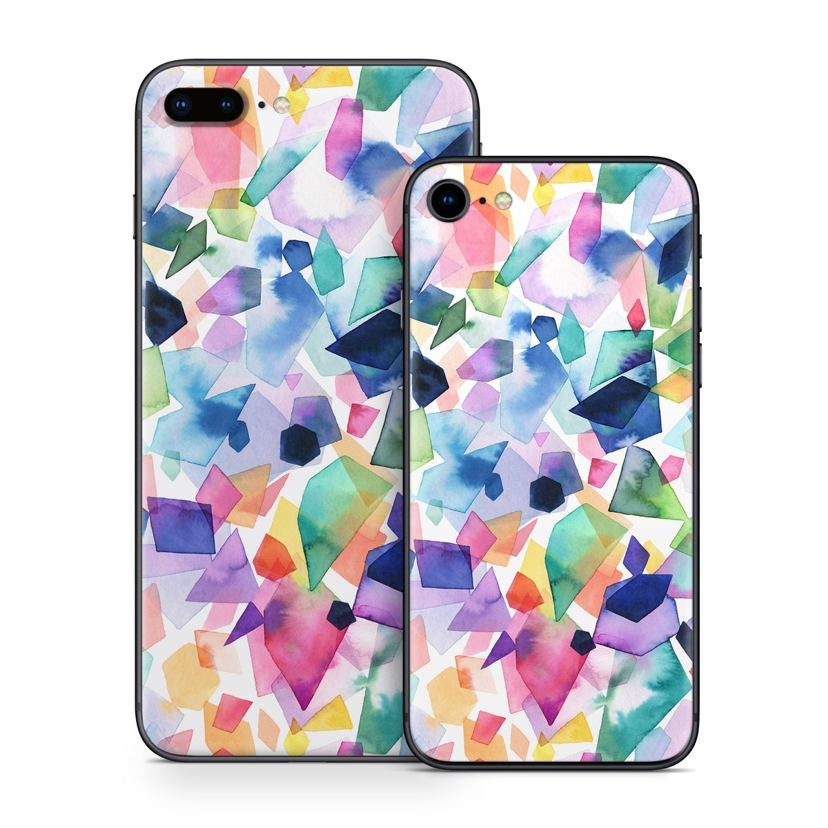 Watercolor Crystals and Gems - Apple iPhone 8 Skin
