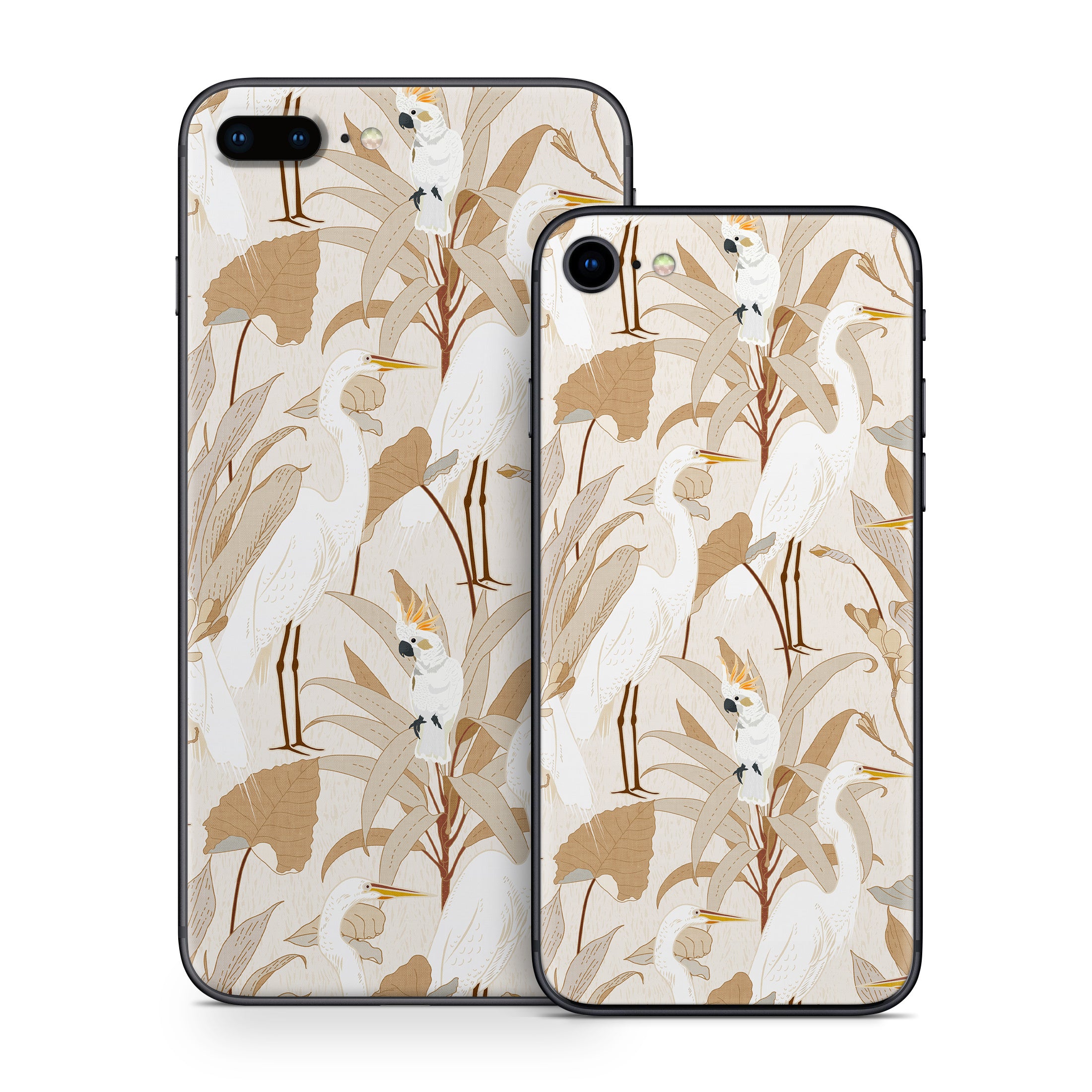 White Cranes Cockatoo - Apple iPhone 8 Skin