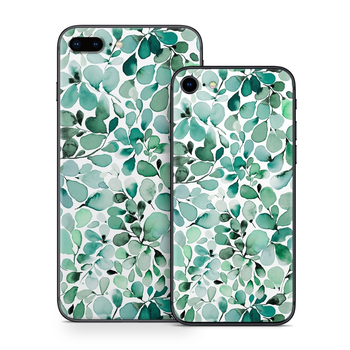 Watercolor Eucalyptus Leaves - Apple iPhone 8 Skin