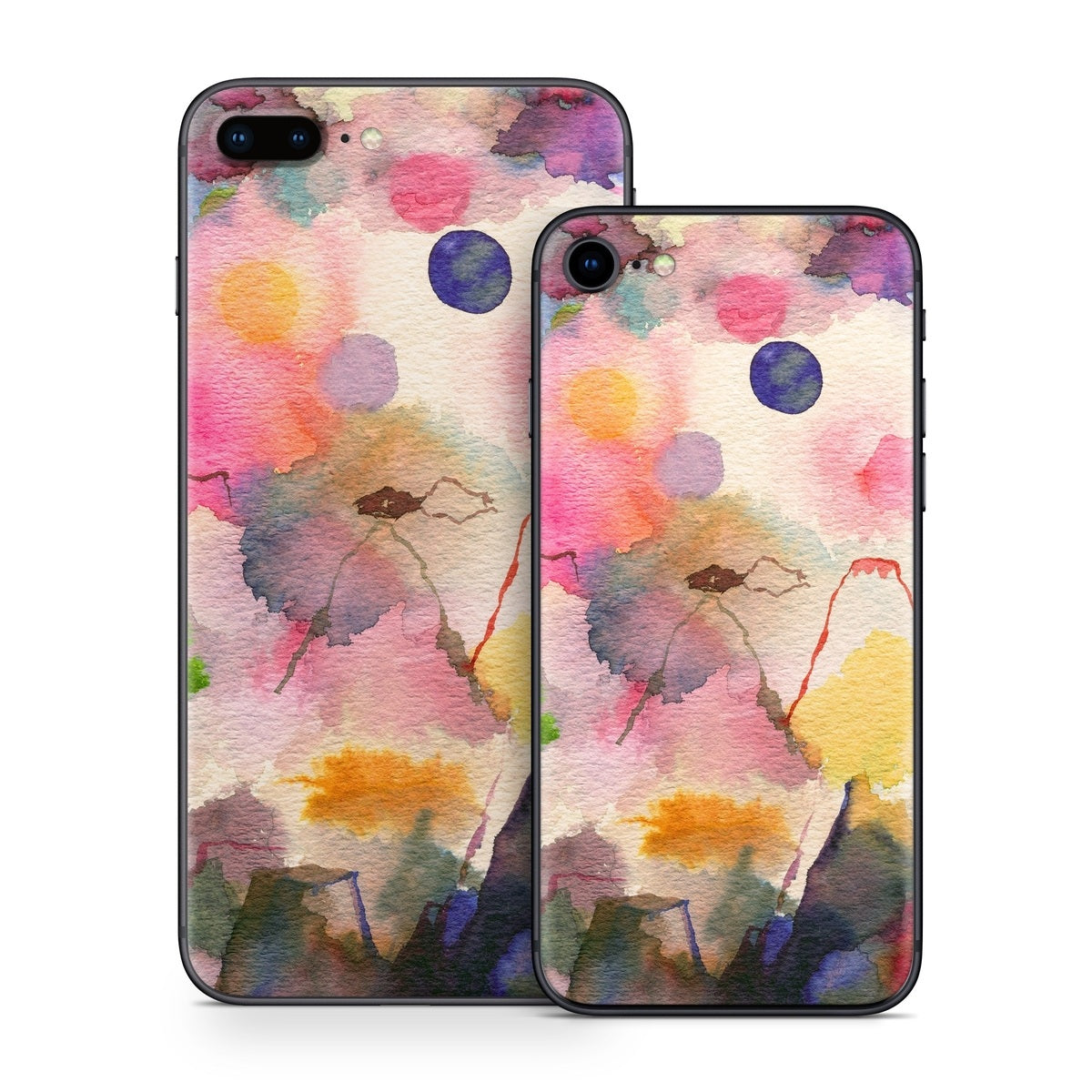 Watercolor Mountains - Apple iPhone 8 Skin