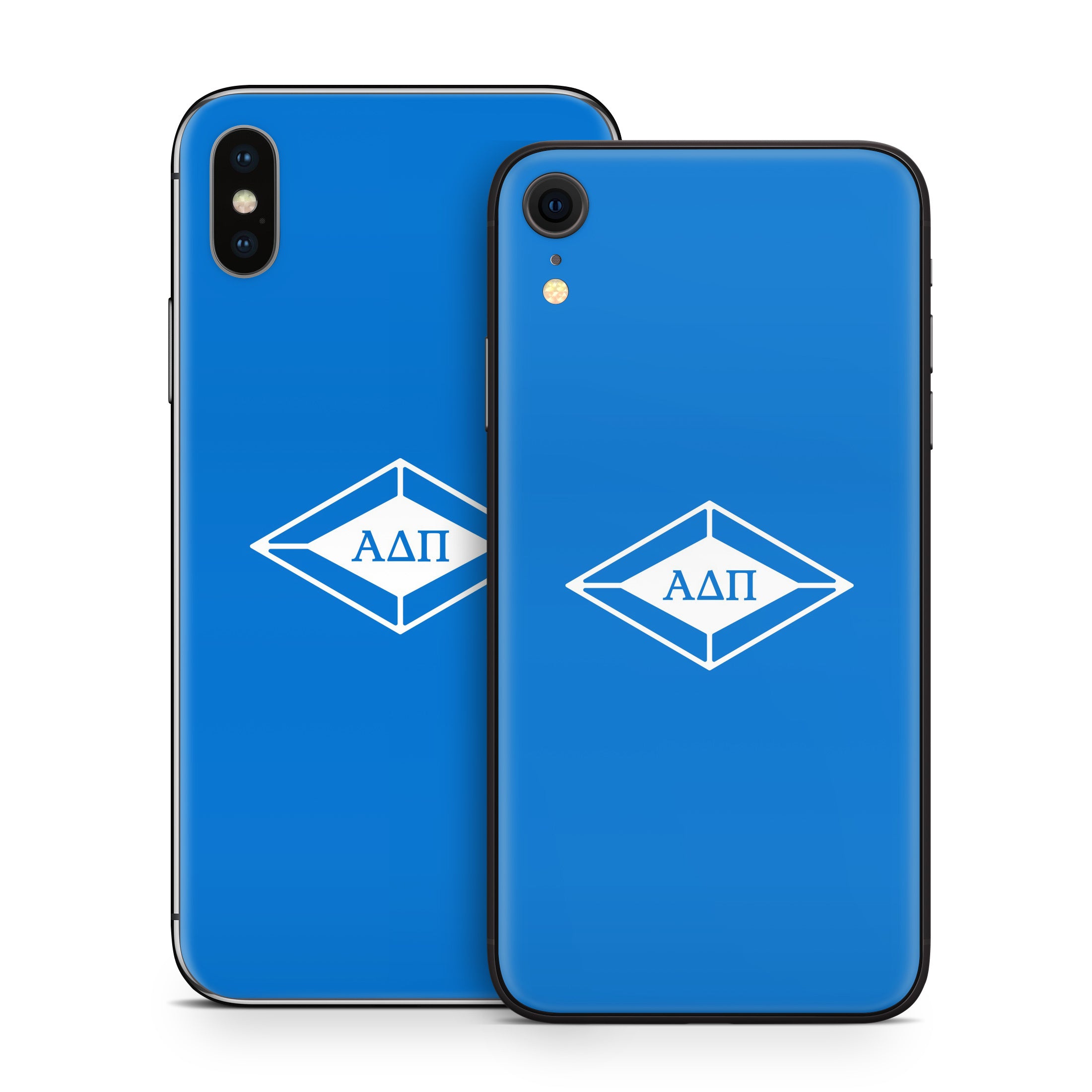 Alpha Delta Pi Diamond Letters Azure - Apple iPhone X Skin