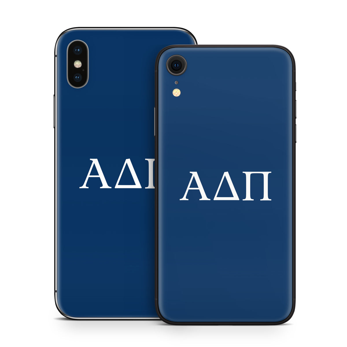 Alpha Delta Pi Greek Letters Midnight - Apple iPhone X Skin