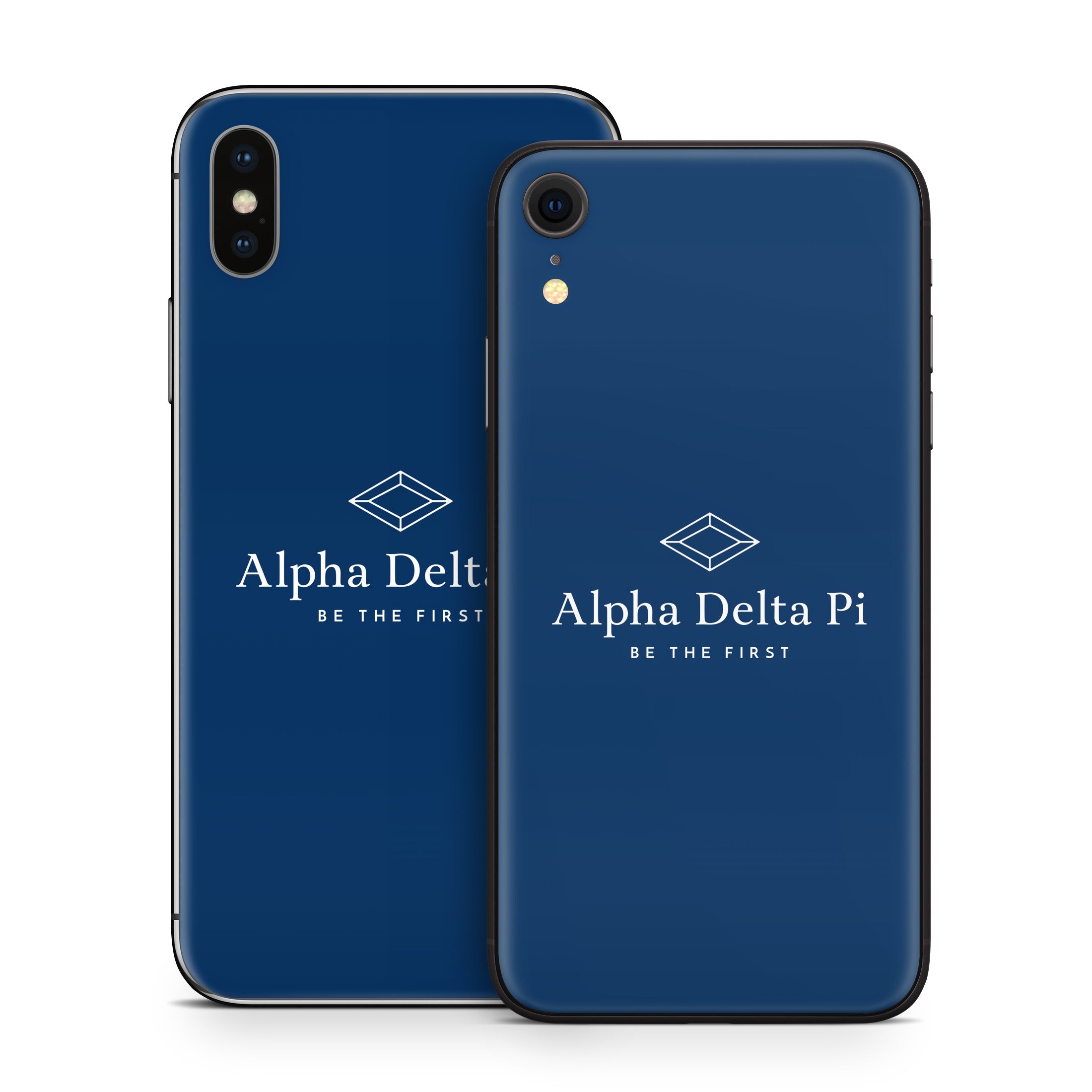 Alpha Delta Pi Primary Logo Midnight - Apple iPhone X Skin