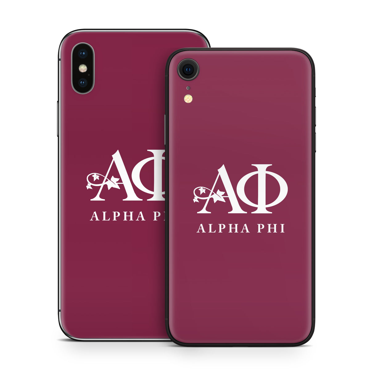 Alpha Phi Bordeaux - Apple iPhone X Skin