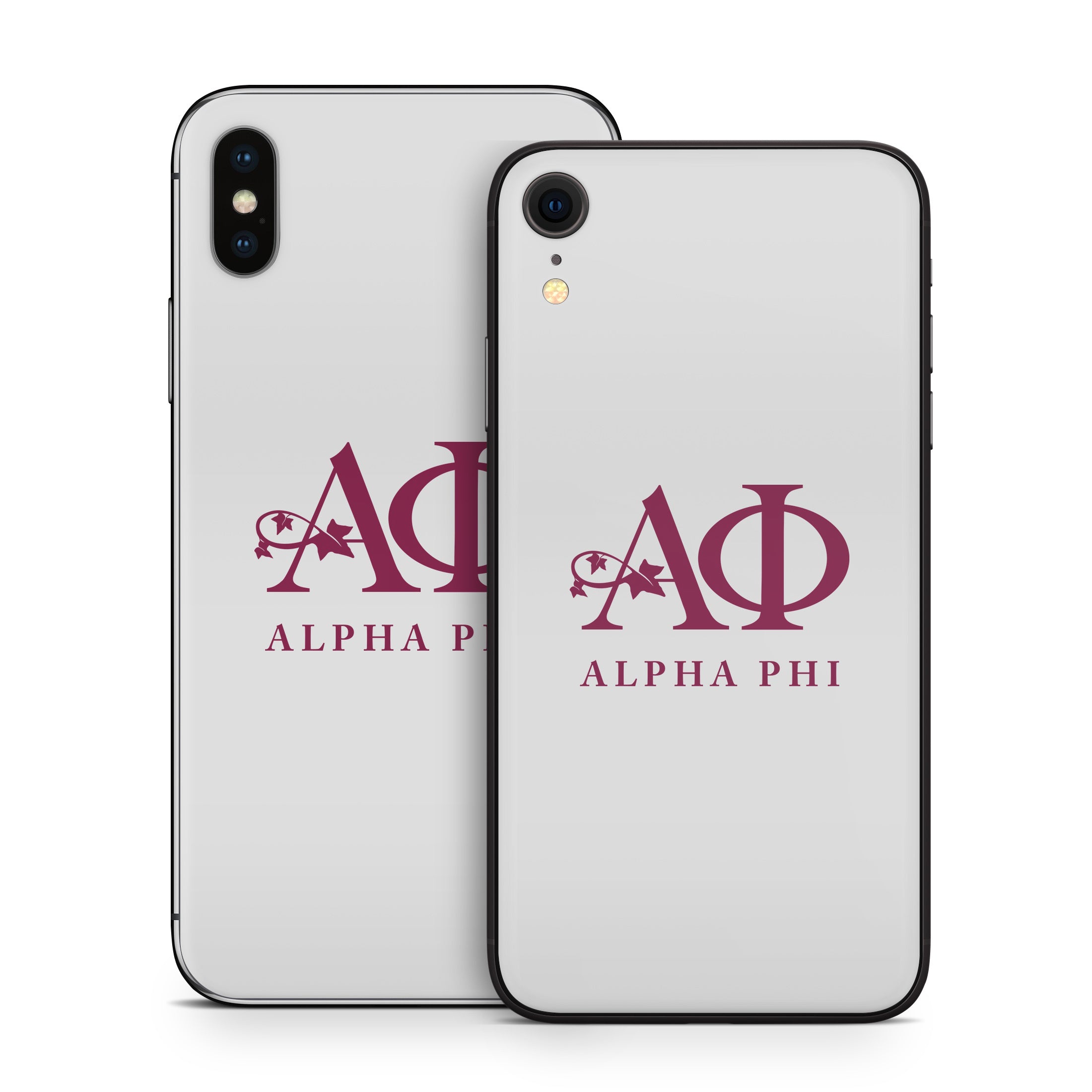 Alpha Phi Silver - Apple iPhone X Skin