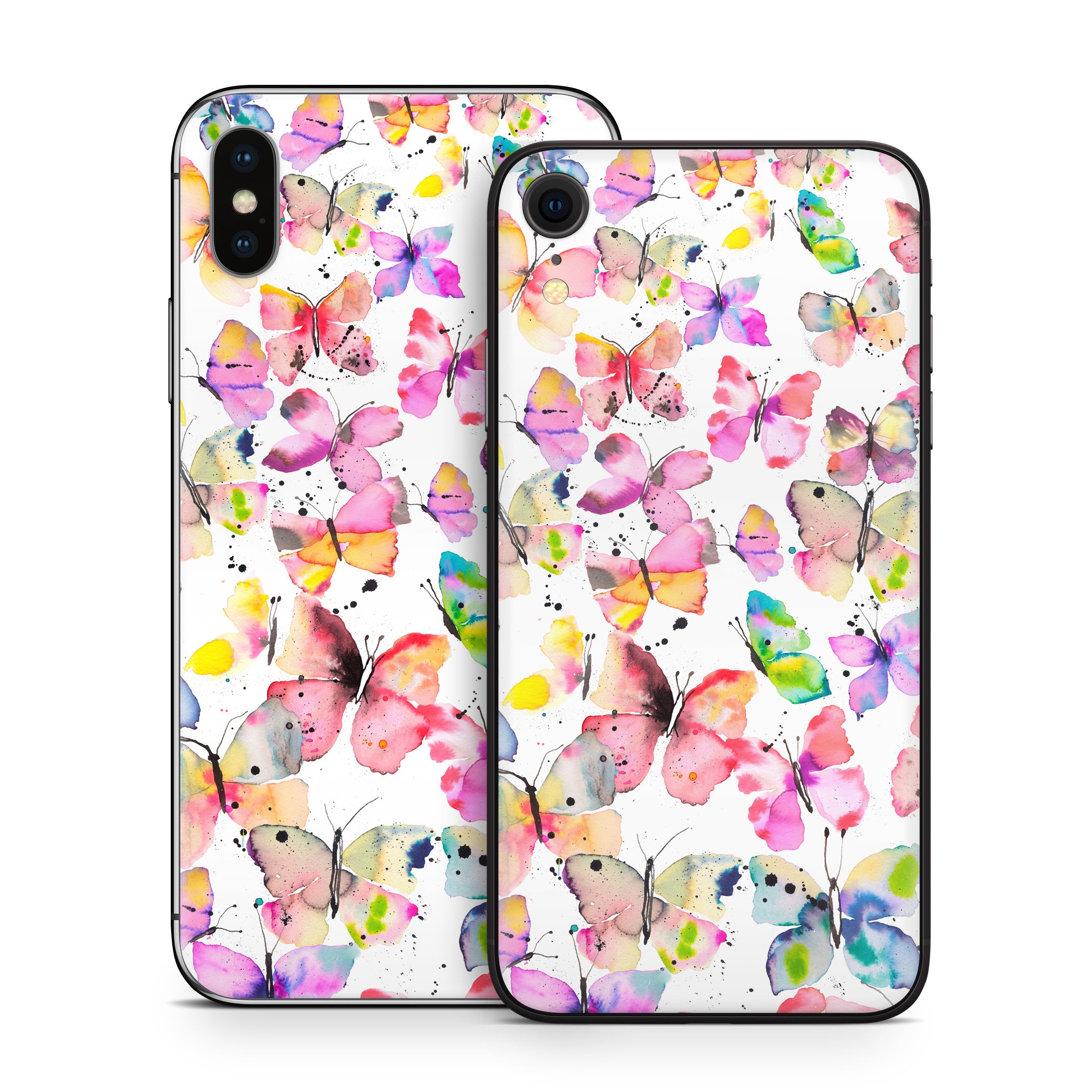 Artistic Butterflies - Apple iPhone X Skin