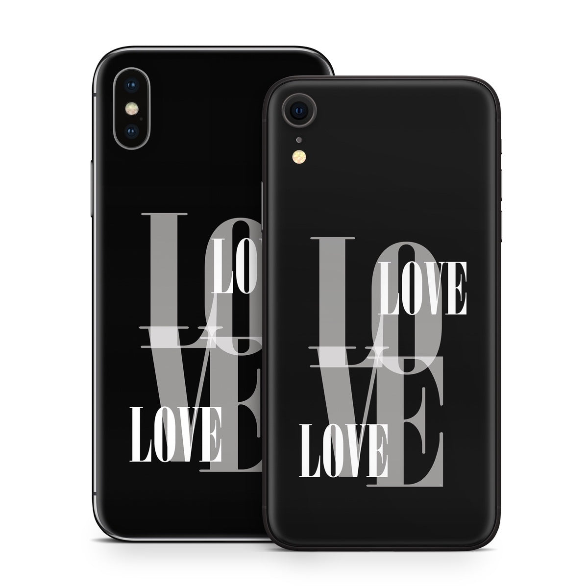 Black Love - Apple iPhone X Skin