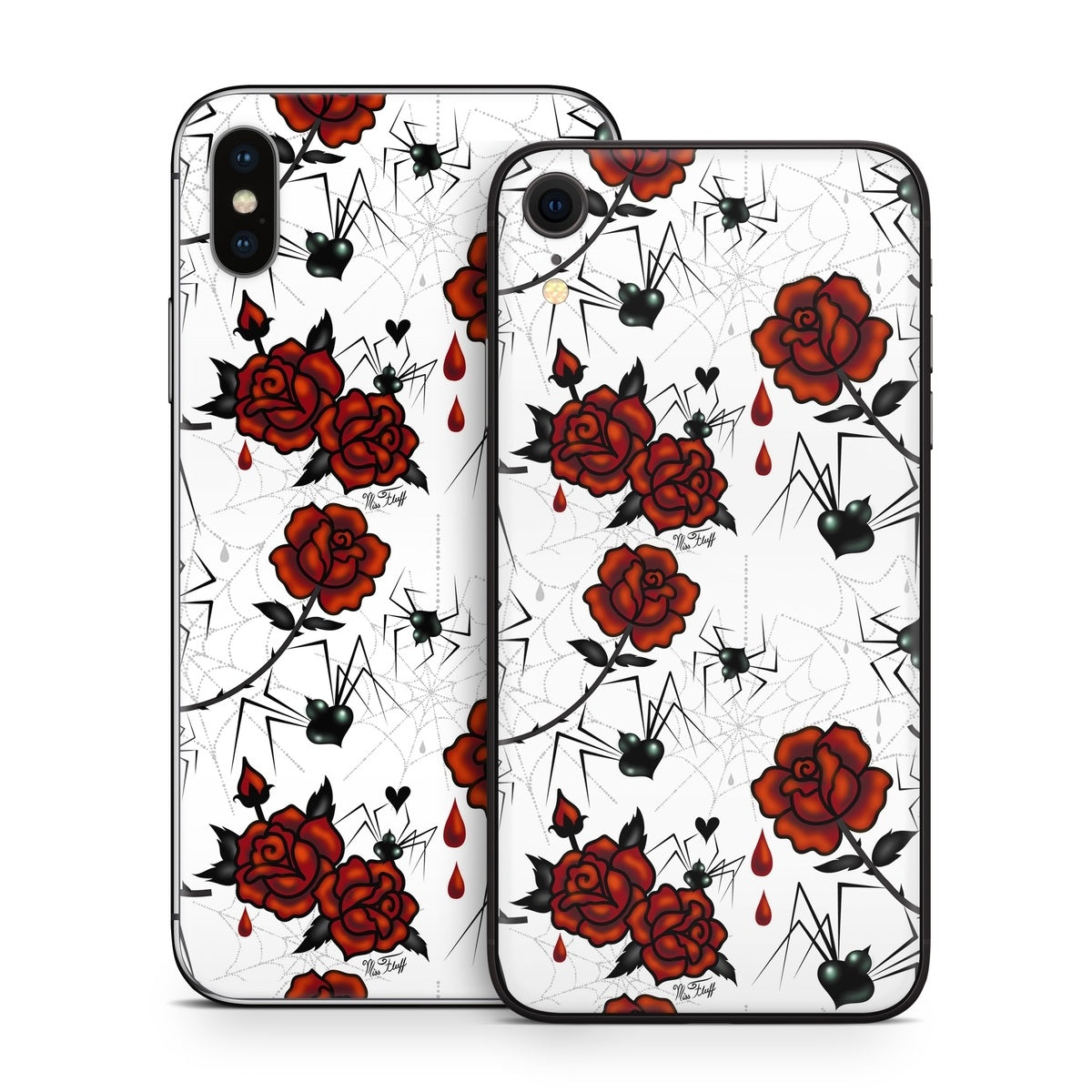 Black Widows - Apple iPhone X Skin