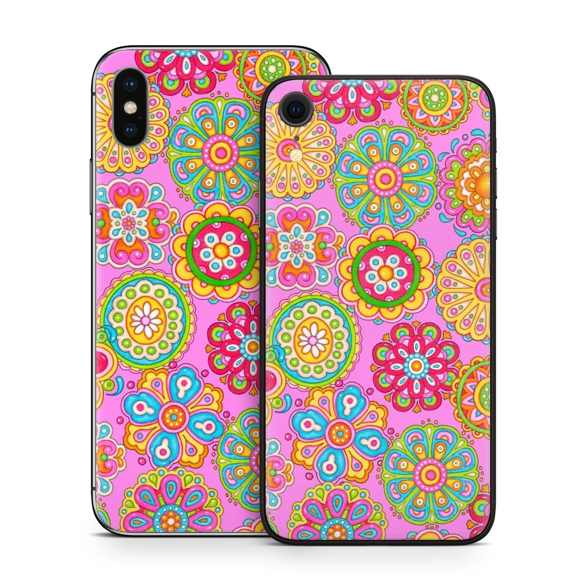 Bright Flowers - Apple iPhone X Skin