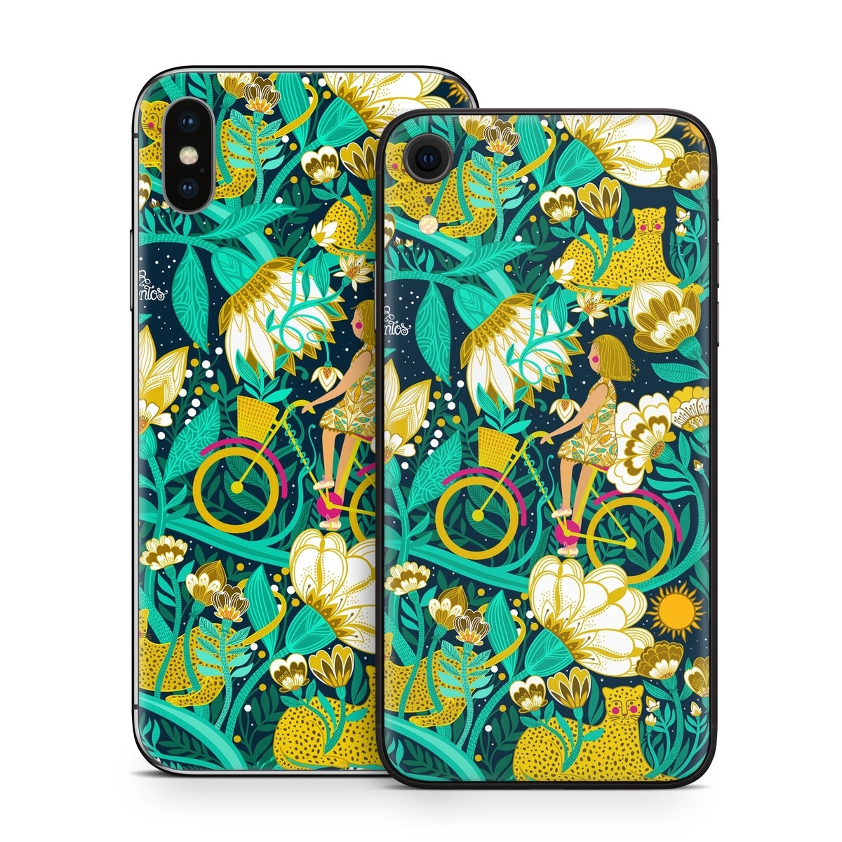 Cheetah Garden - Apple iPhone X Skin
