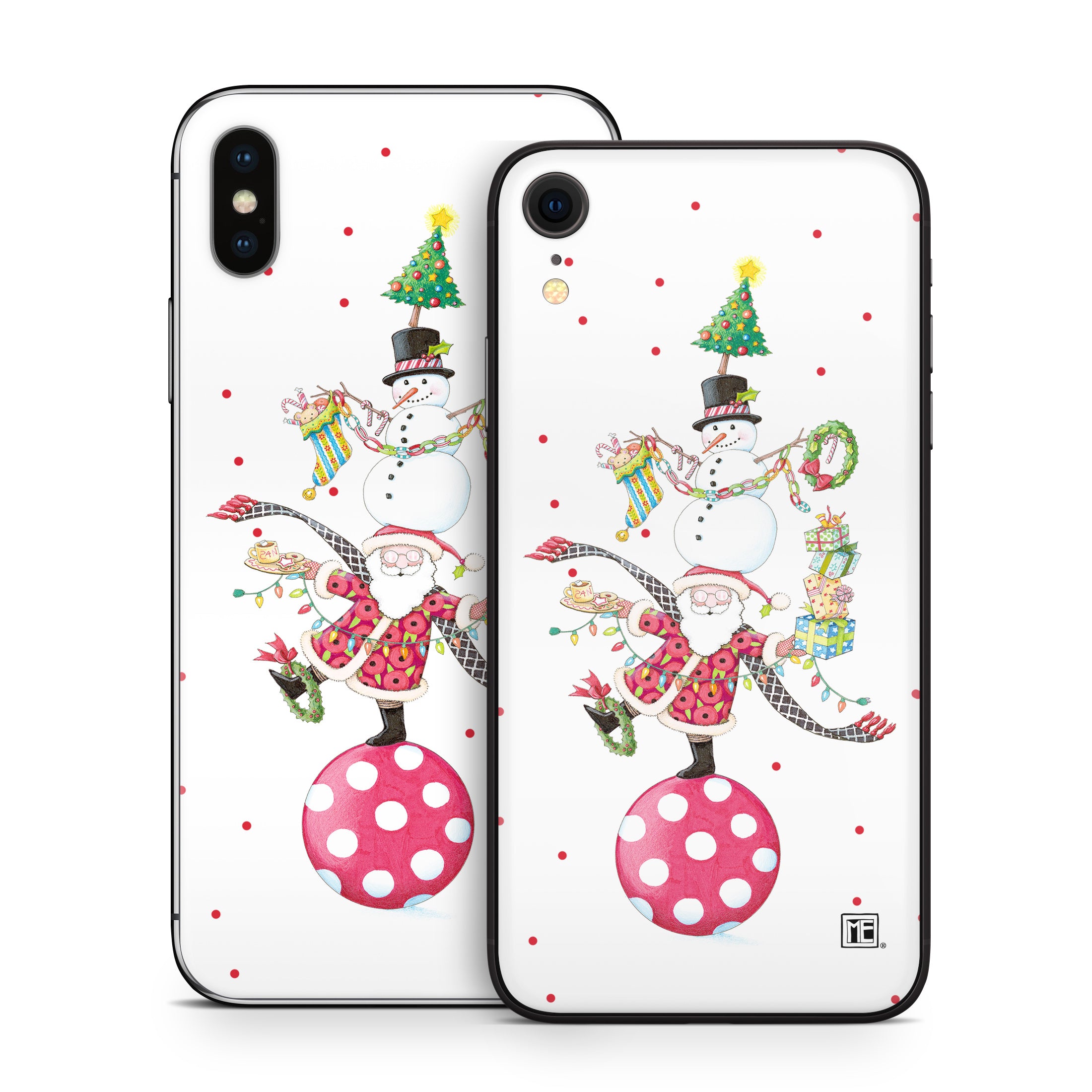 Christmas Circus - Apple iPhone X Skin