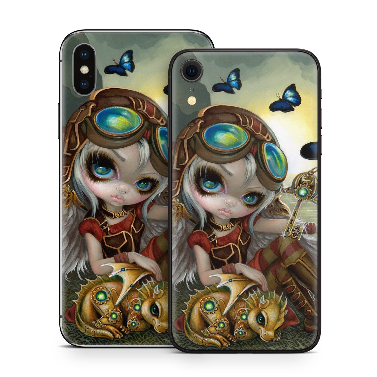 Clockwork Dragonling - Apple iPhone X Skin