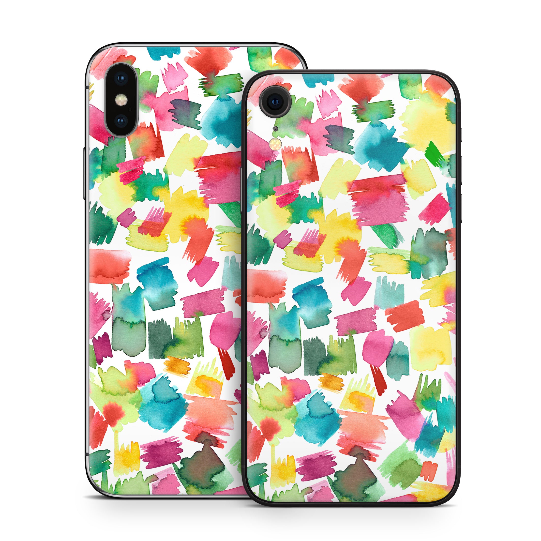 Colorful Strokes - Apple iPhone X Skin