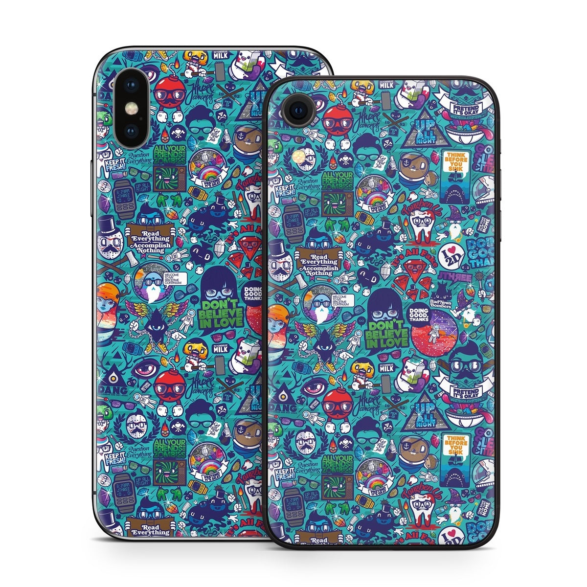 Cosmic Ray - Apple iPhone X Skin