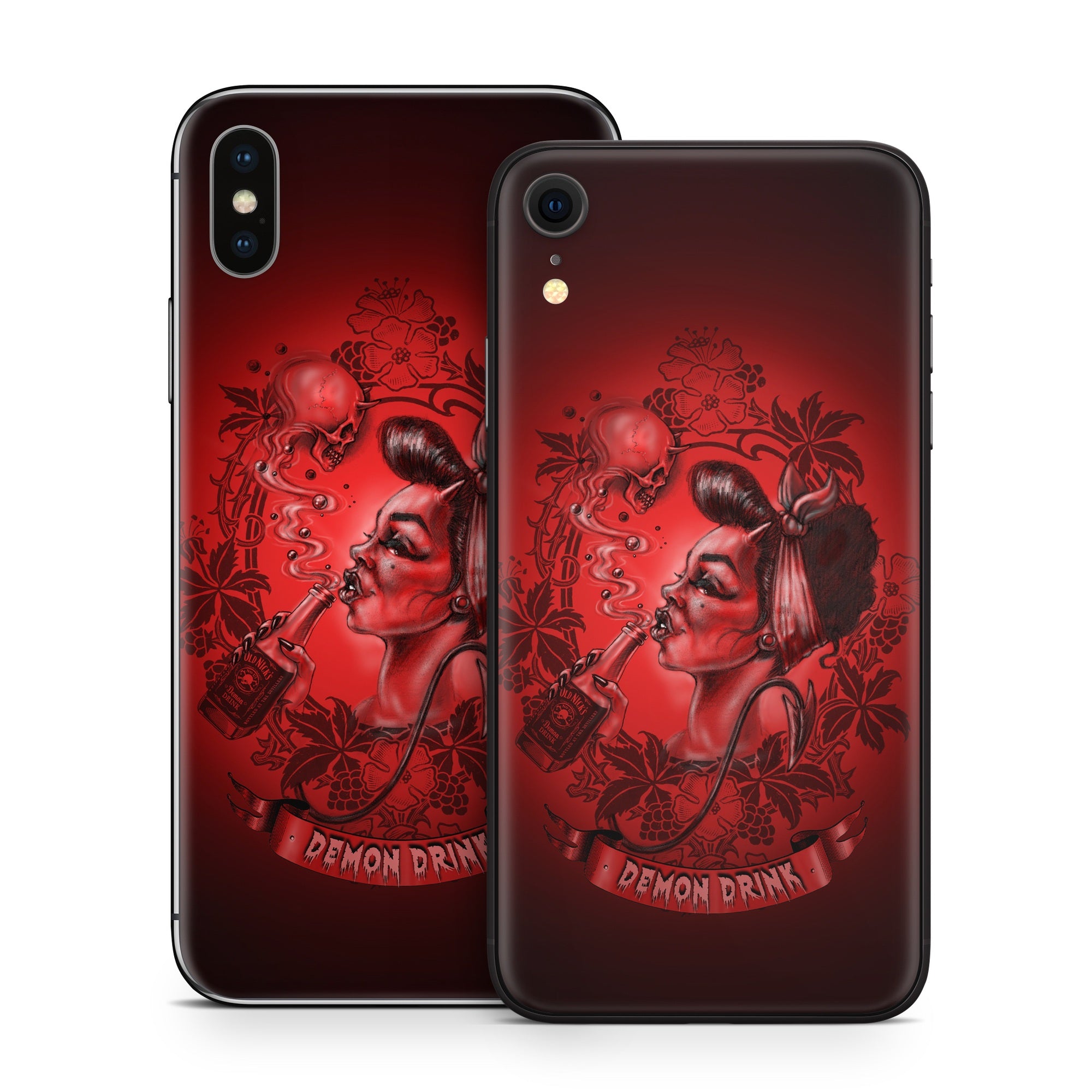 Demon Drink - Apple iPhone X Skin