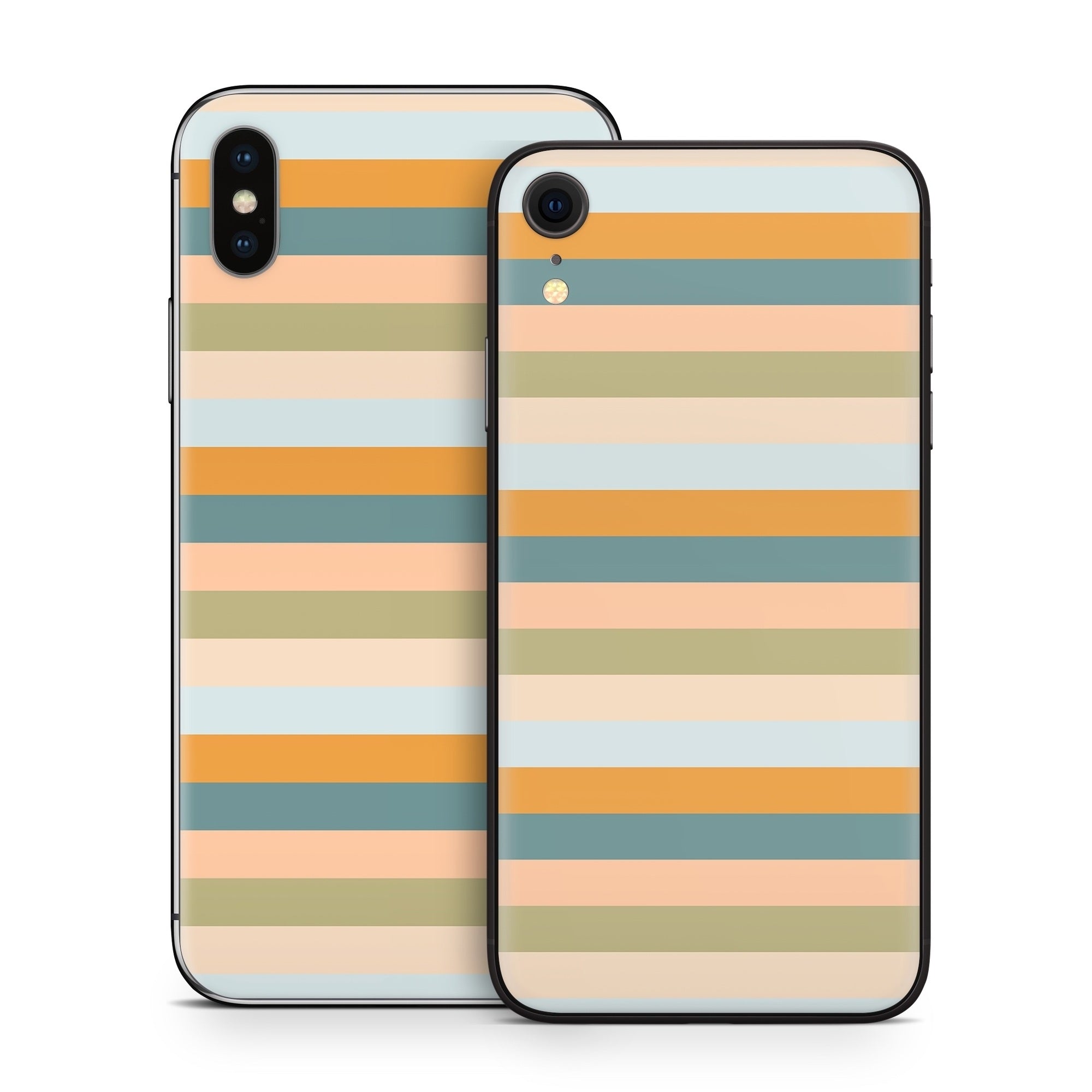 Earth Stripes - Apple iPhone X Skin