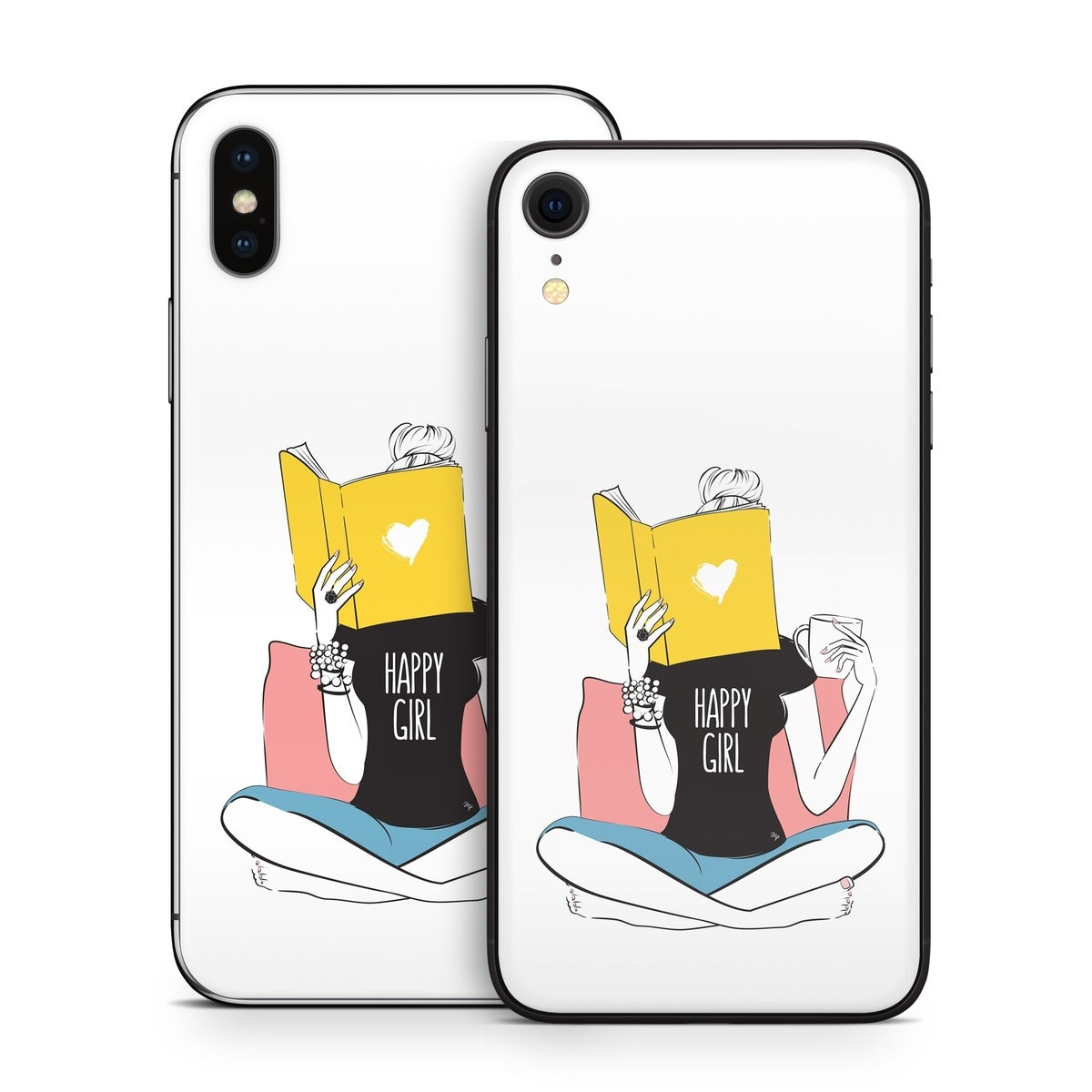 Happy Girl - Apple iPhone X Skin