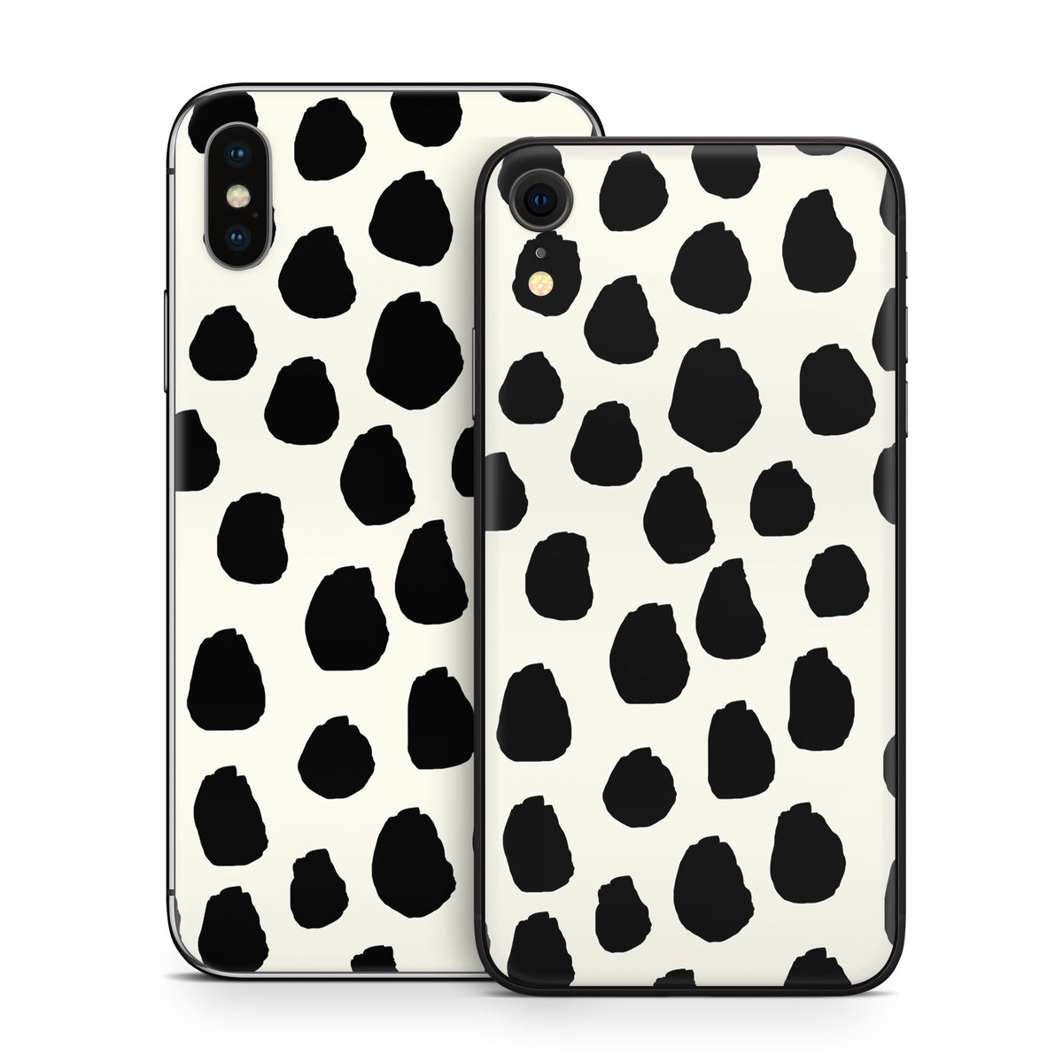 Inky Spots Cream - Apple iPhone X Skin