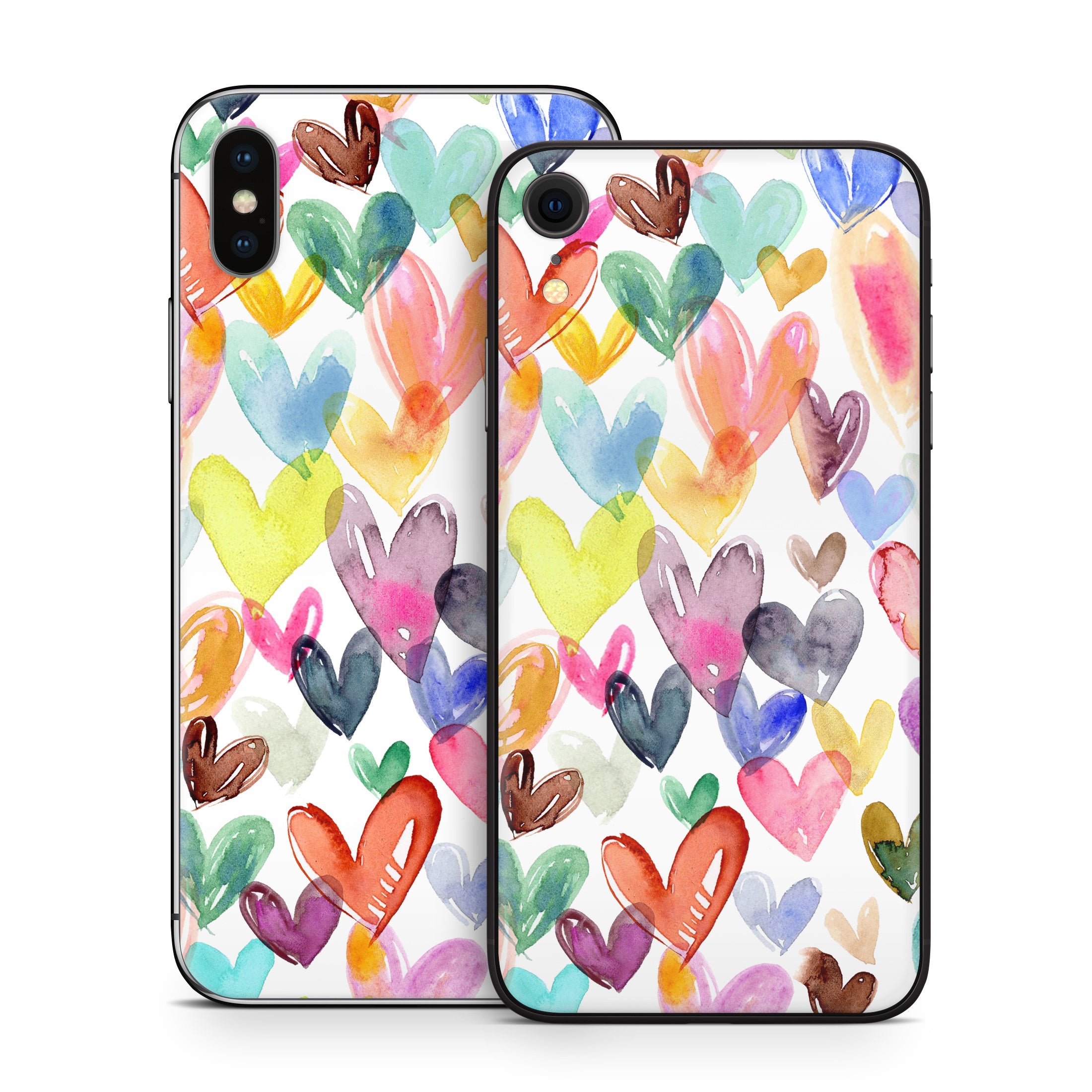 Juvi Hearts - Apple iPhone X Skin
