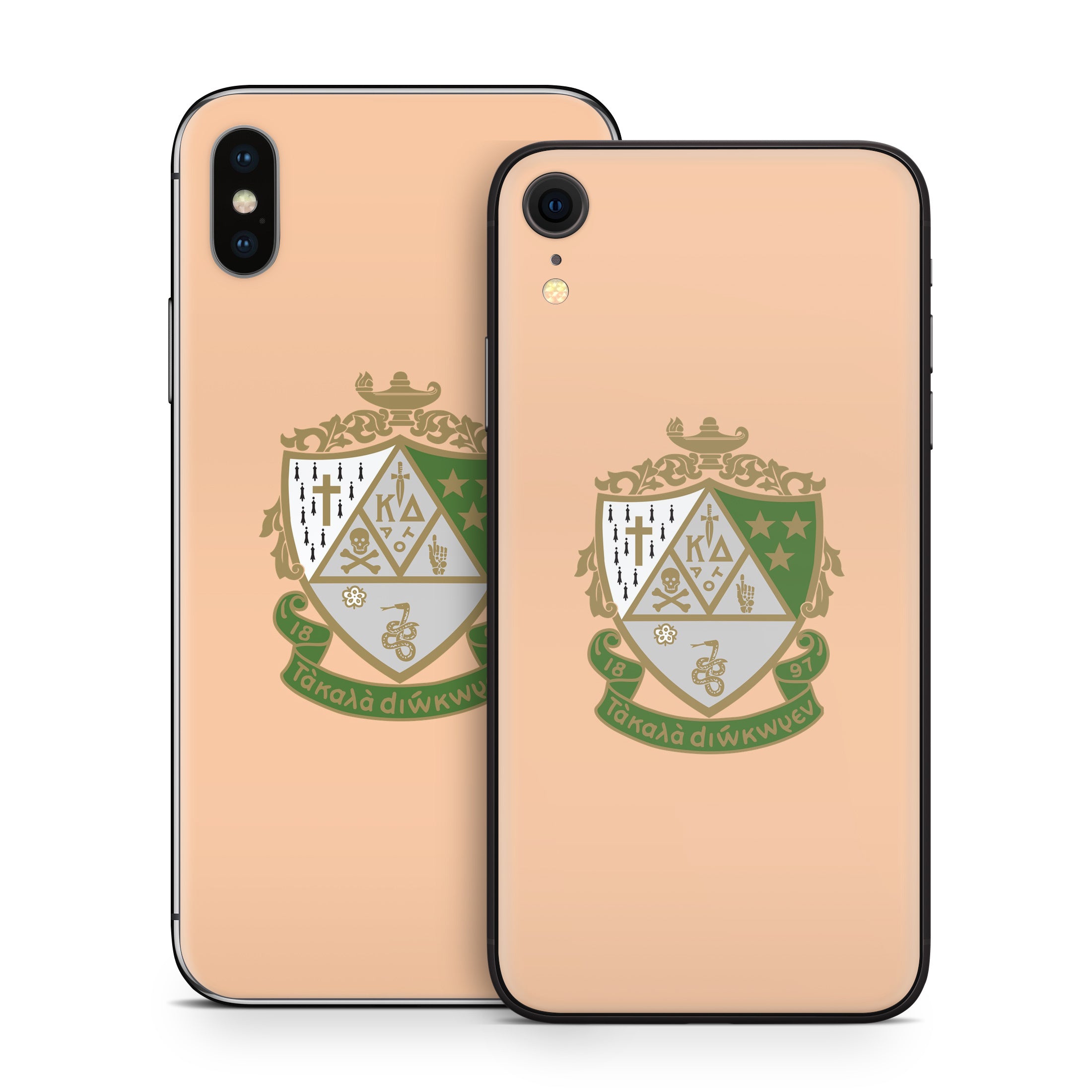 Kappa Delta Crest Empowered Peach - Apple iPhone X Skin