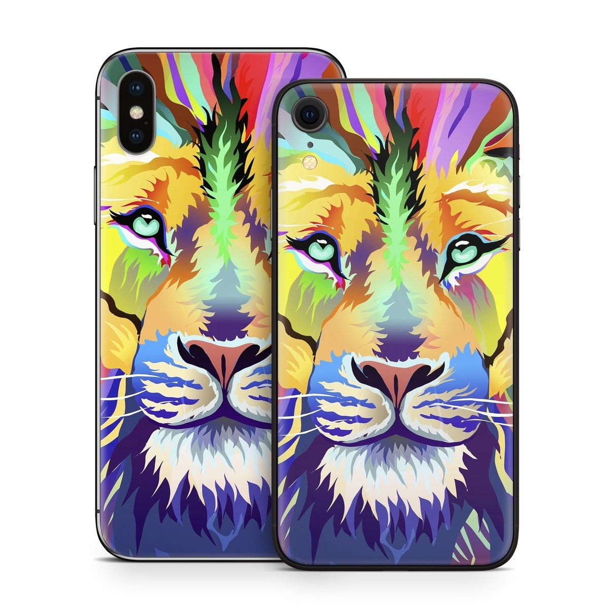 King of Technicolor - Apple iPhone X Skin
