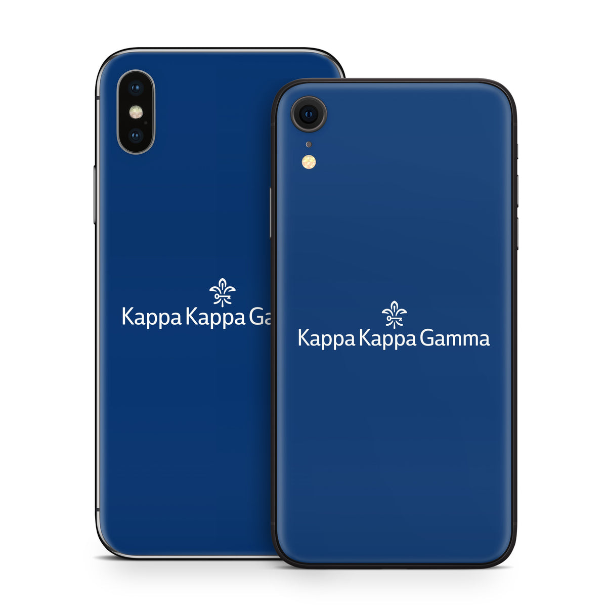 Kappa Kappa Gamma Brandmark Kappa Blue - Apple iPhone X Skin