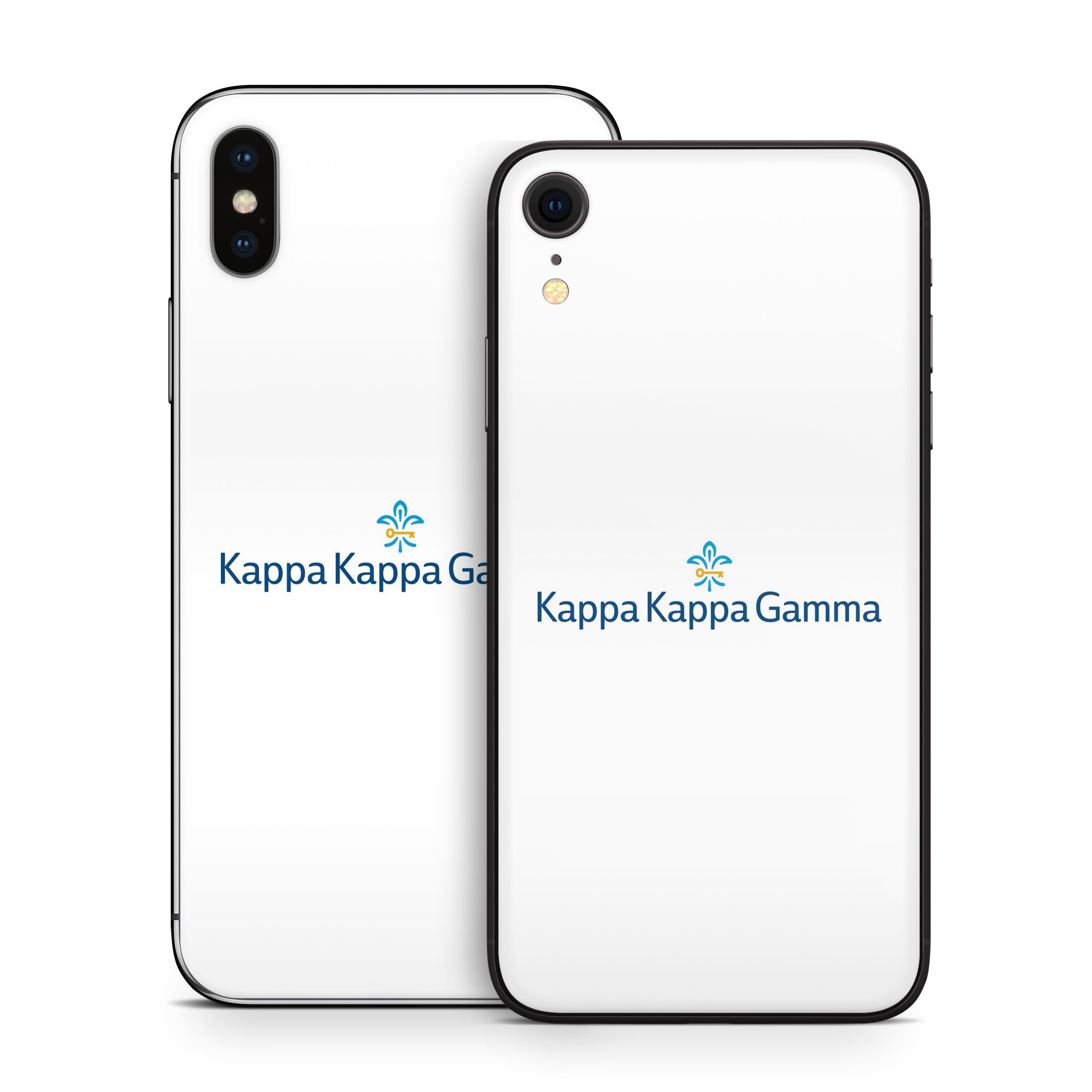 Kappa Kappa Gamma Brandmark White - Apple iPhone X Skin