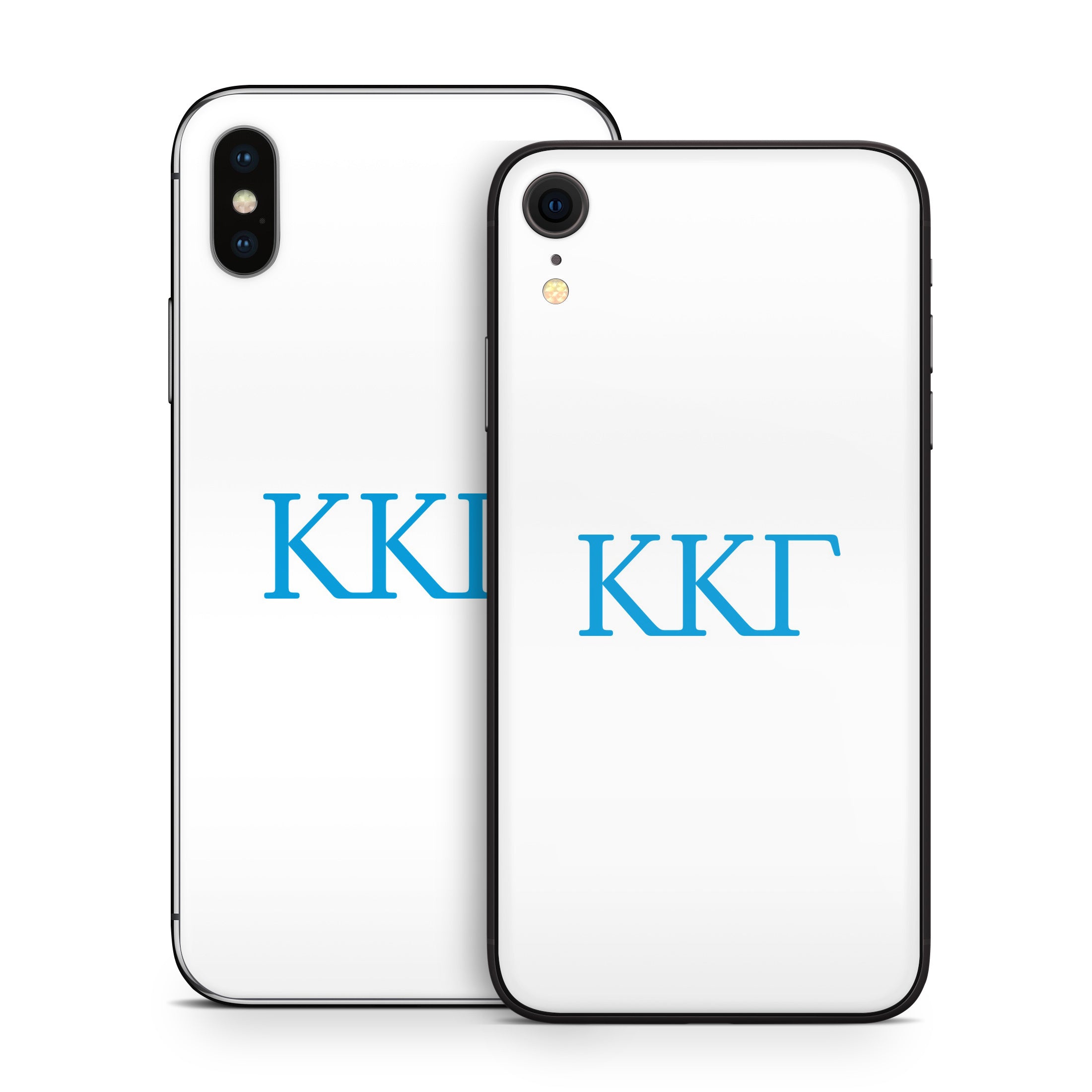 Kappa Kappa Gamma Greek Letters White - Apple iPhone X Skin