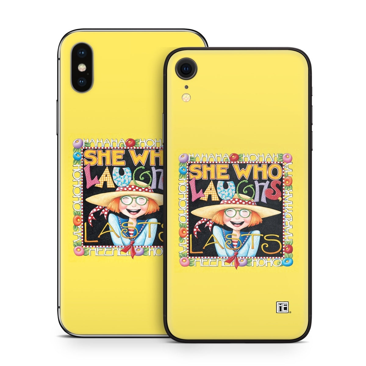 She Who Laughs - Apple iPhone X Skin
