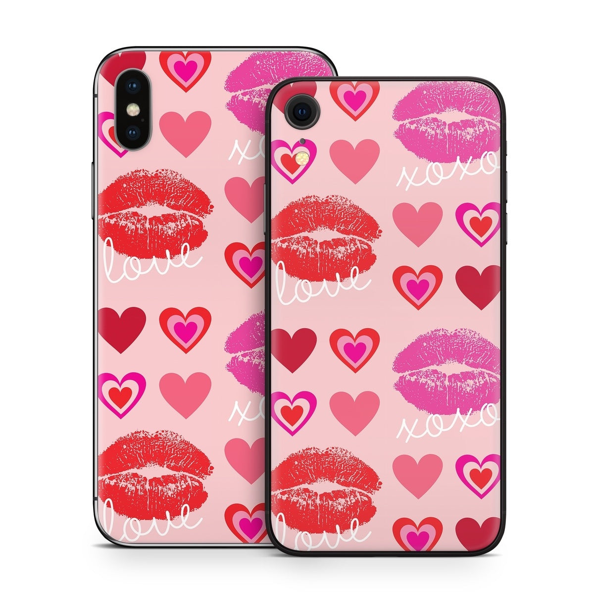 Love Hugs Kisses - Apple iPhone X Skin