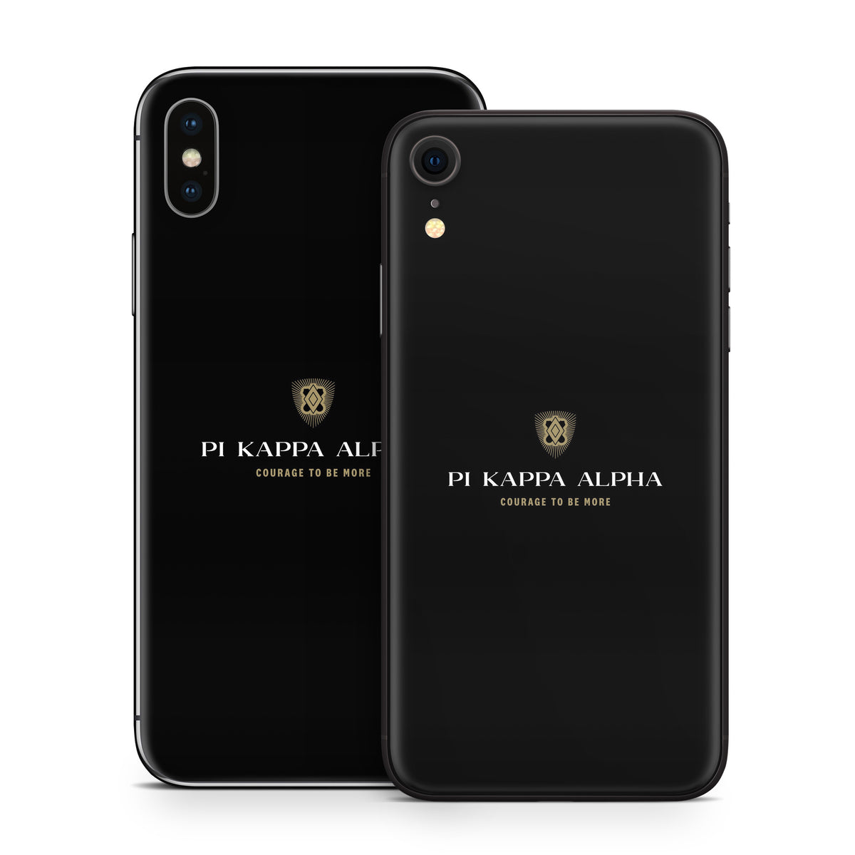 Pi Kappa Alpha Formal Logo Black - Apple iPhone X Skin