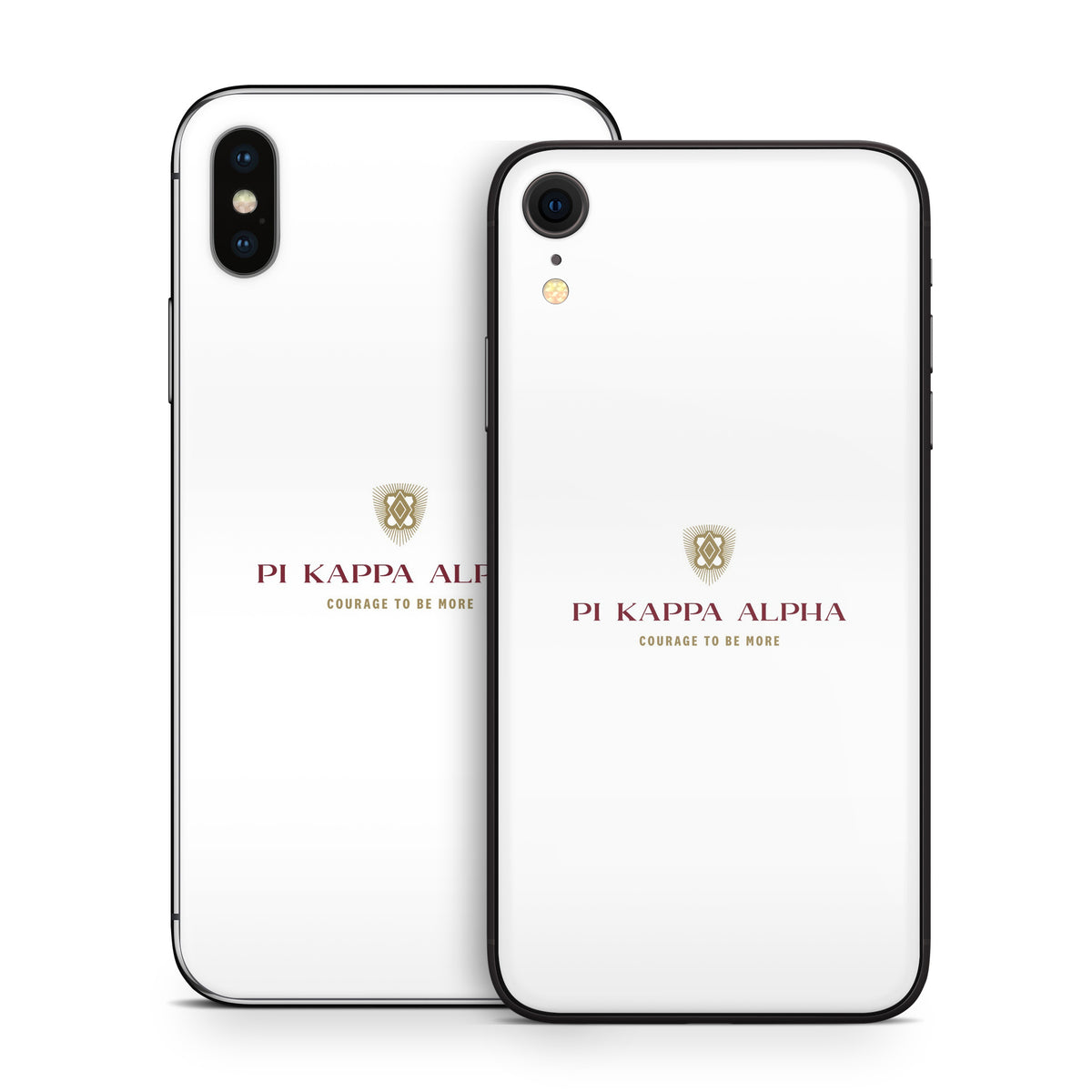 Pi Kappa Alpha Formal Logo White - Apple iPhone X Skin