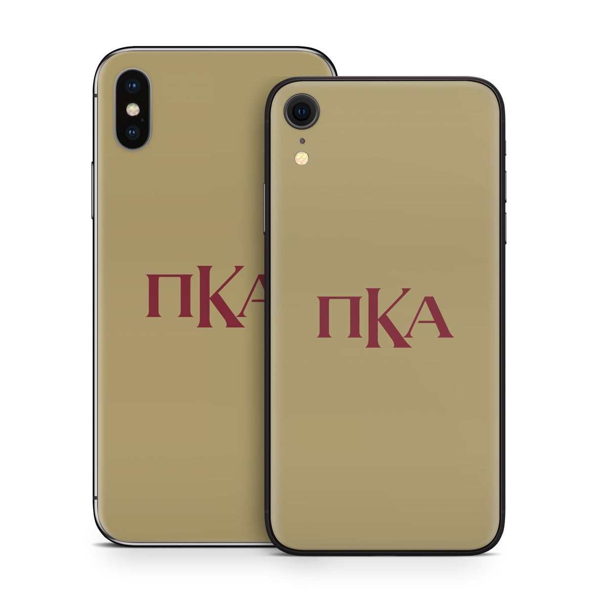 Pi Kappa Alpha Greek Letters Gold - Apple iPhone X Skin