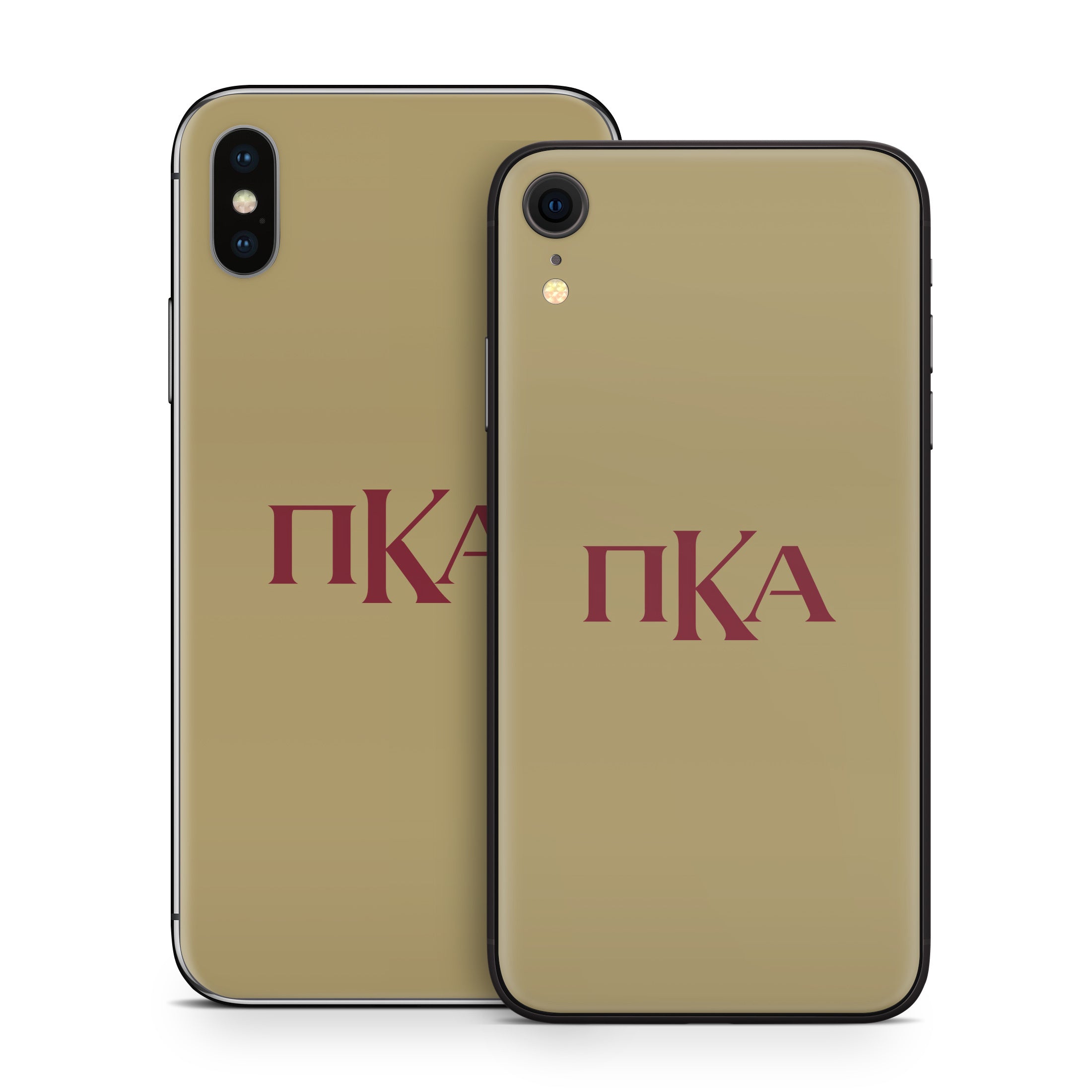 Pi Kappa Alpha Greek Letters Gold - Apple iPhone X Skin