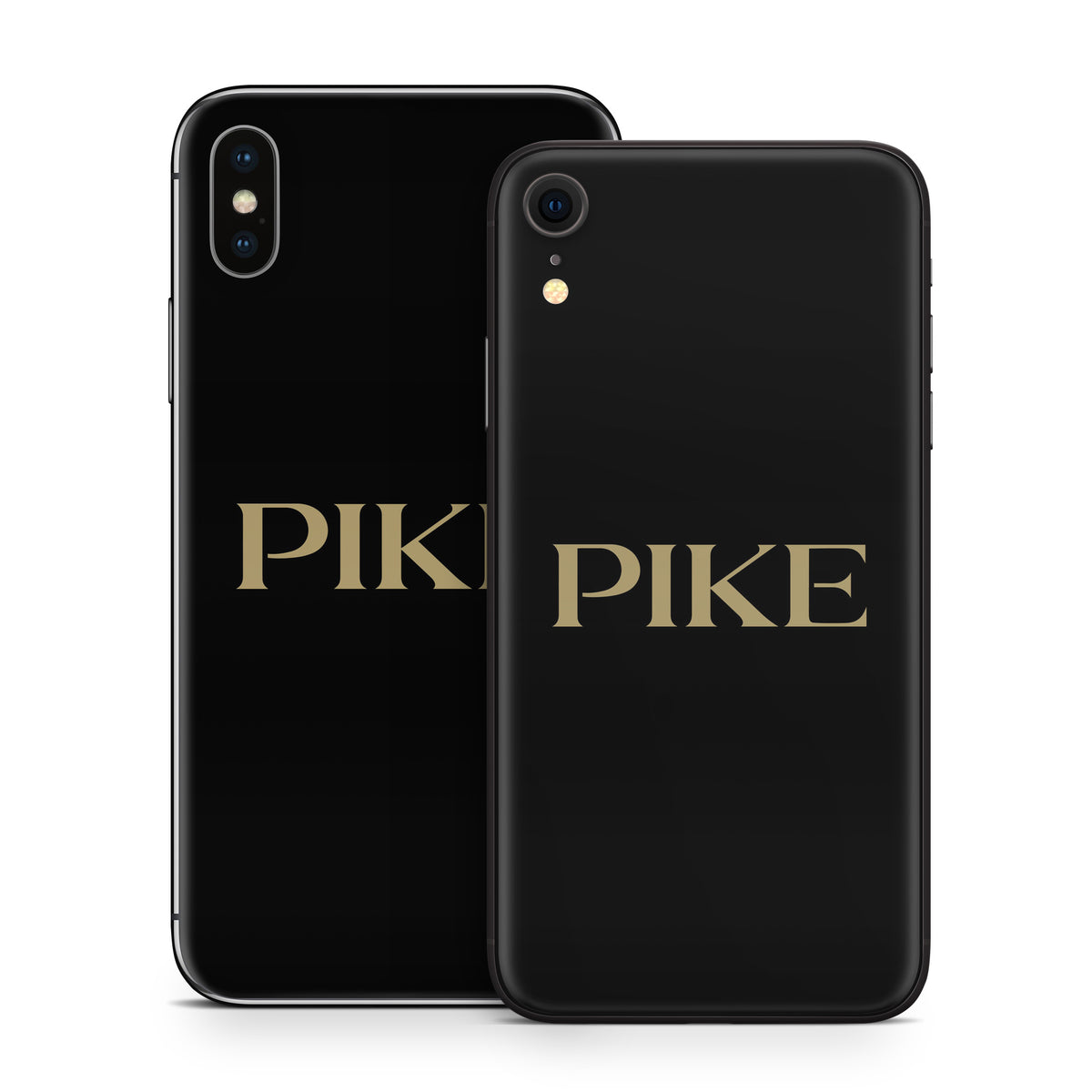 Pi Kappa Alpha PIKE Logo Black - Apple iPhone X Skin