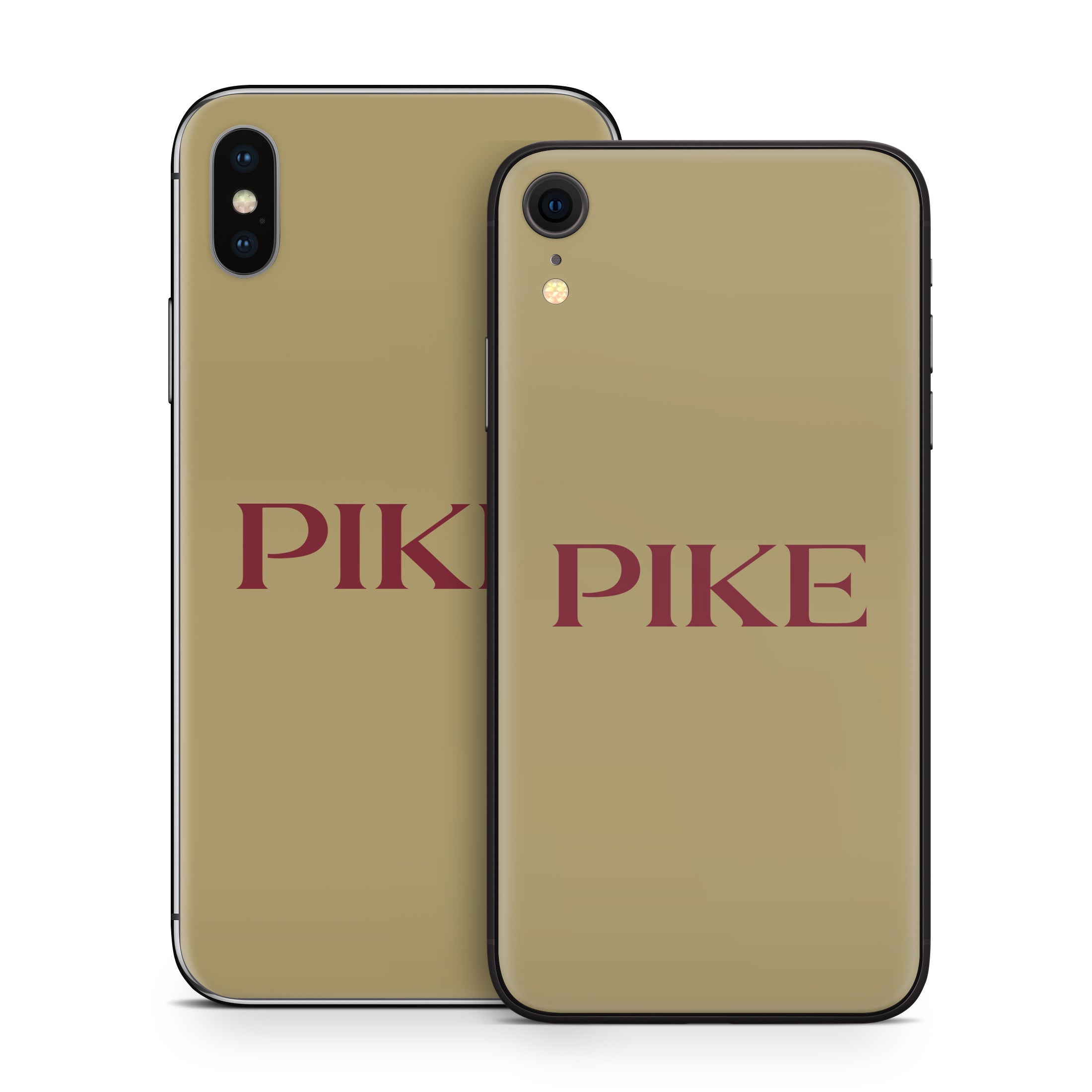 Pi Kappa Alpha PIKE Logo Gold - Apple iPhone X Skin
