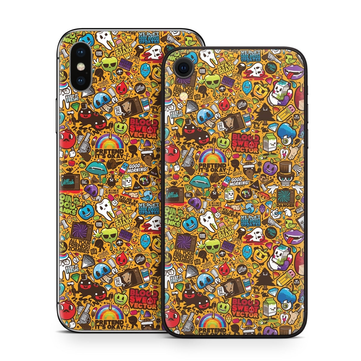 Psychedelic - Apple iPhone X Skin