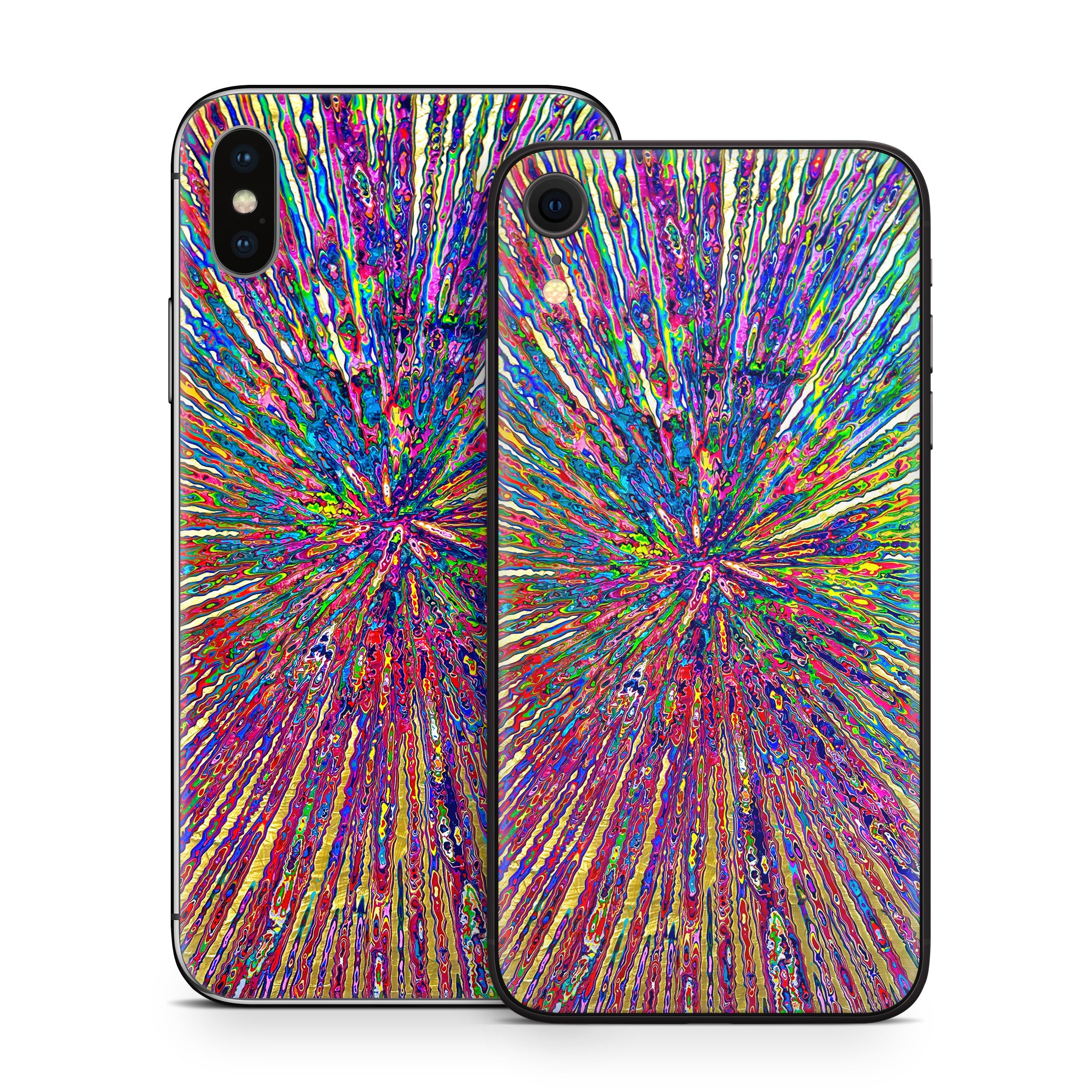 Rainbow Burst - Apple iPhone X Skin