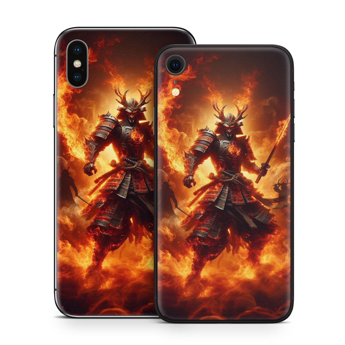 Samurai Fire - Apple iPhone X Skin