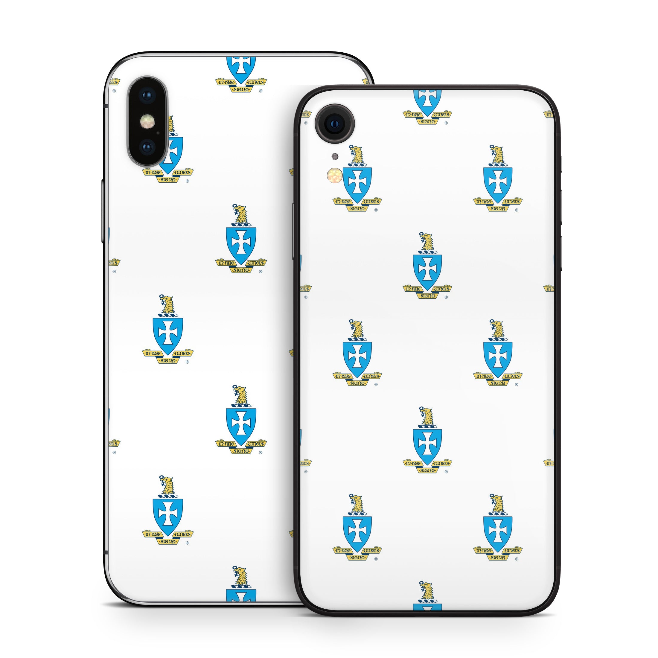 Sigma Chi Crest Pattern - Apple iPhone X Skin