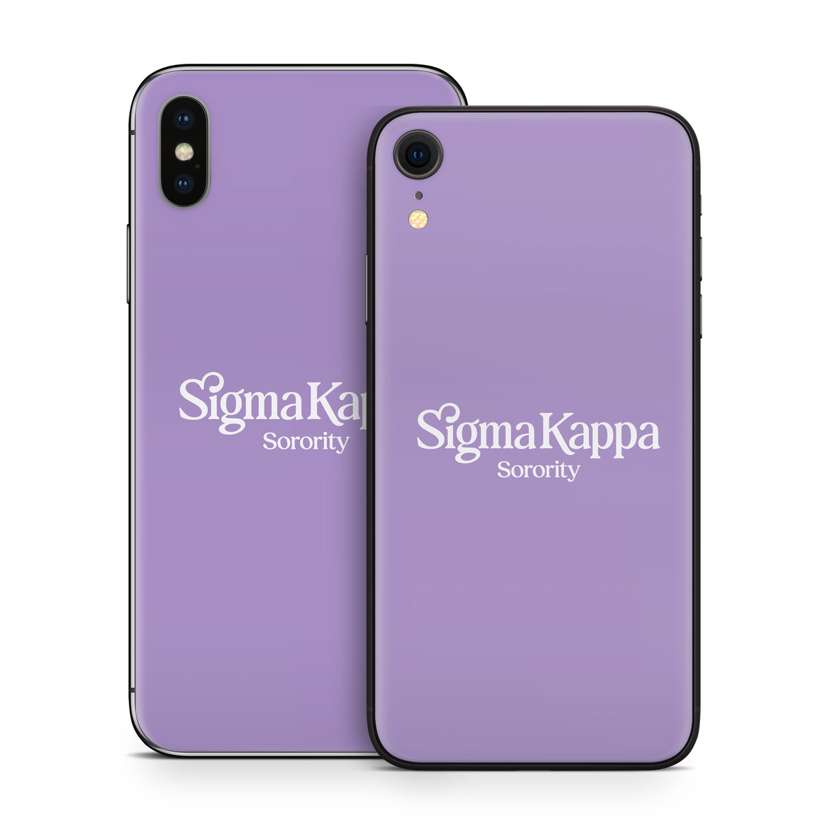 Sigma Kappa Sorority Logo Dove Love on Legacy Lavender - Apple iPhone X Skin