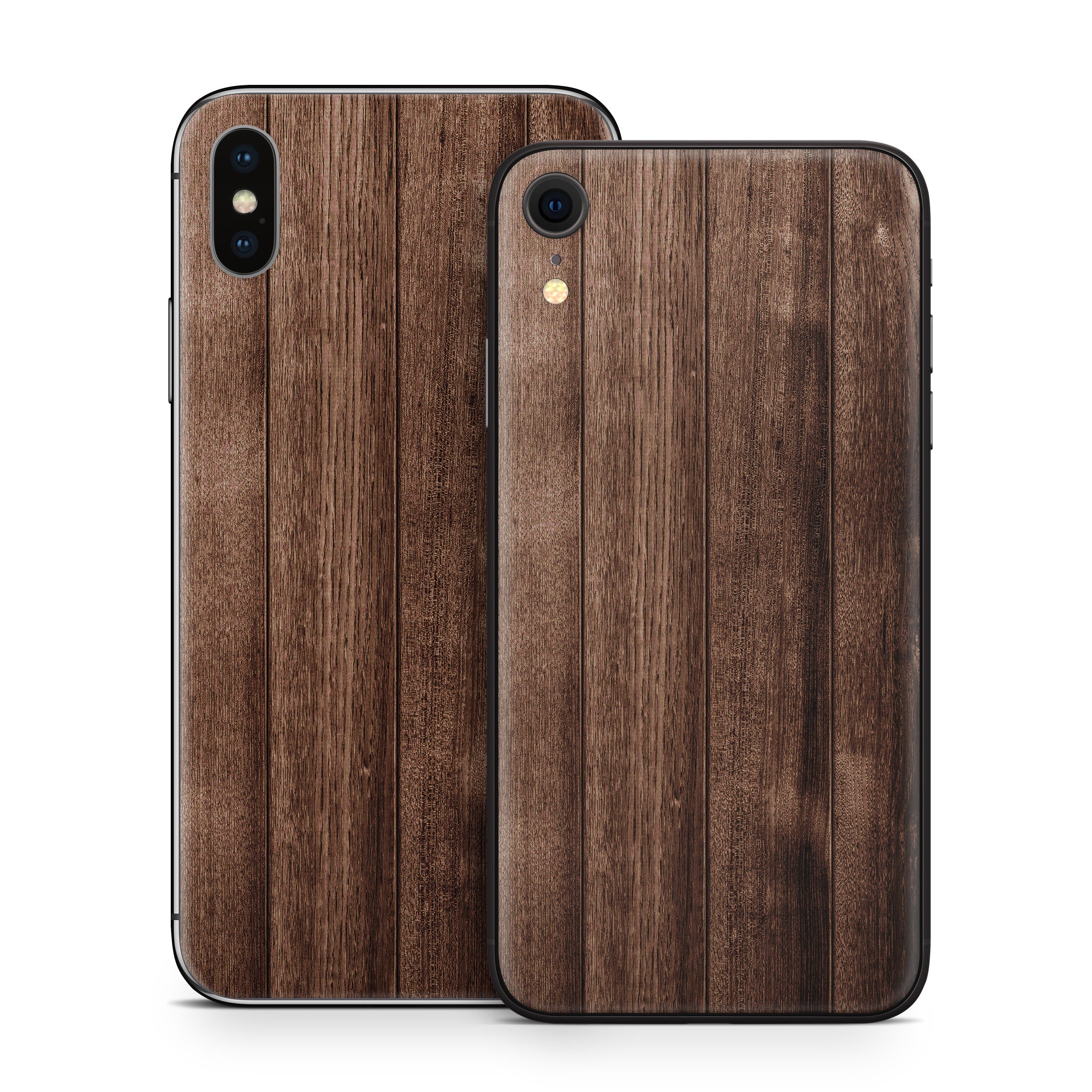 Stained Wood - Apple iPhone X Skin