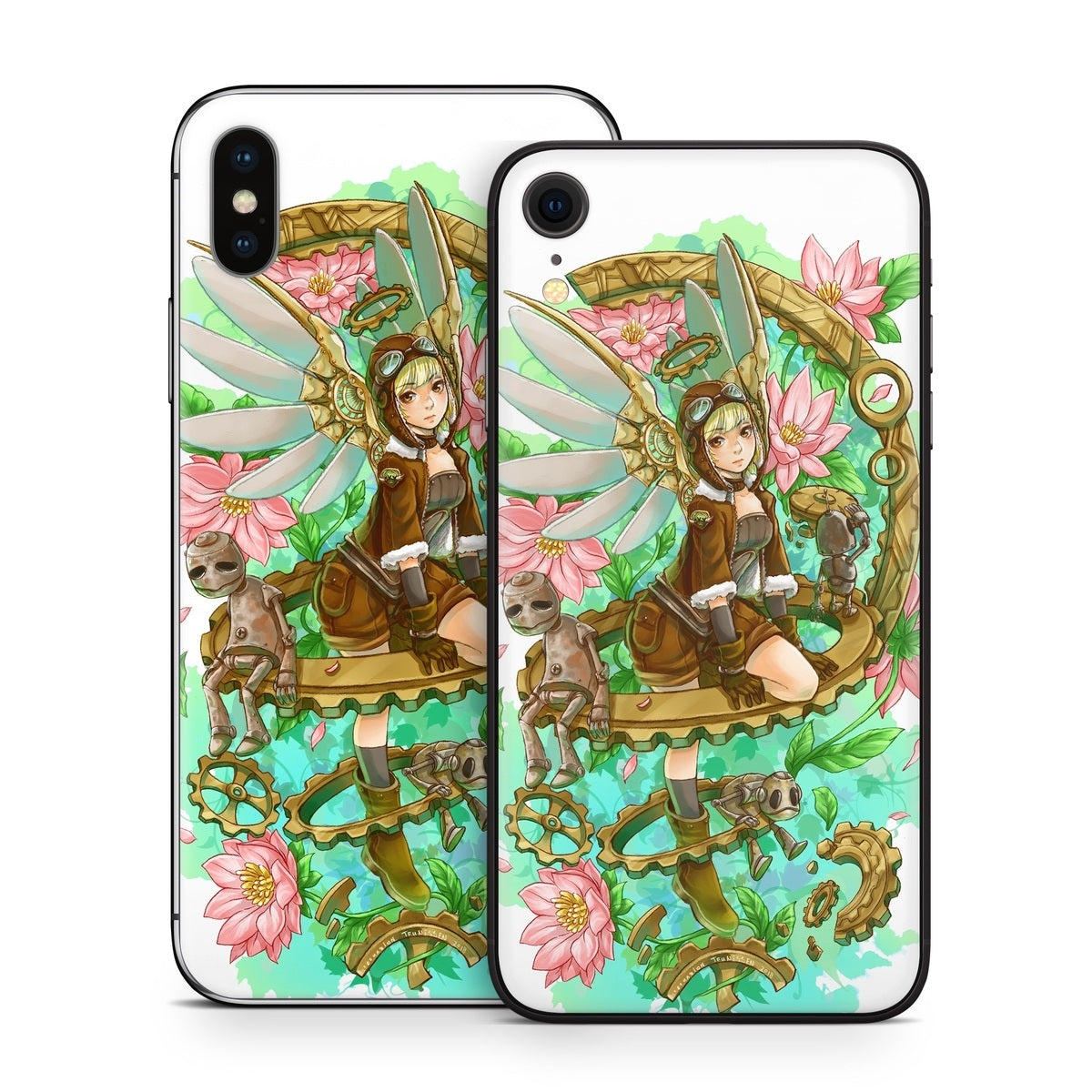Steampunk Angel - Apple iPhone X Skin