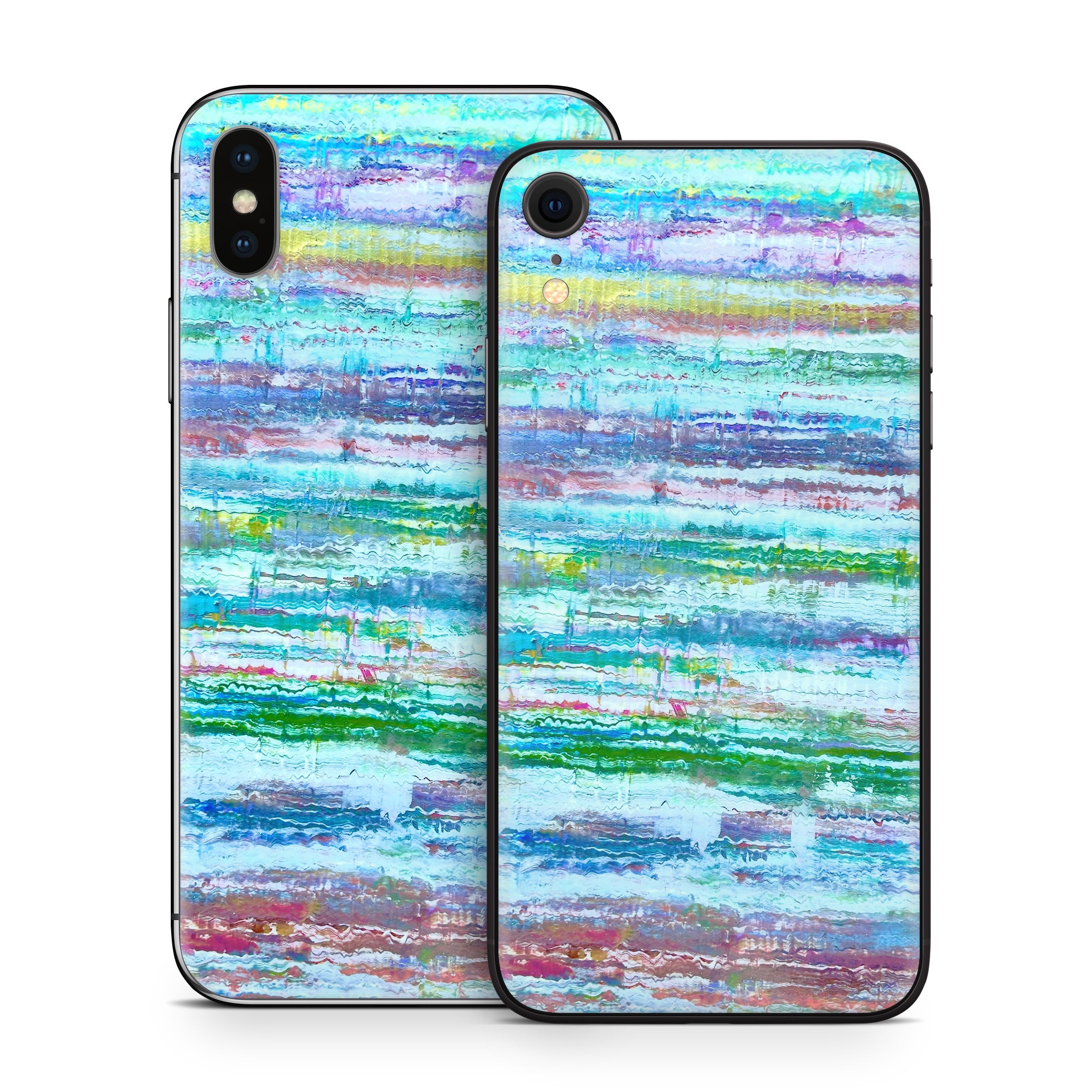 Textured Stripes - Apple iPhone X Skin