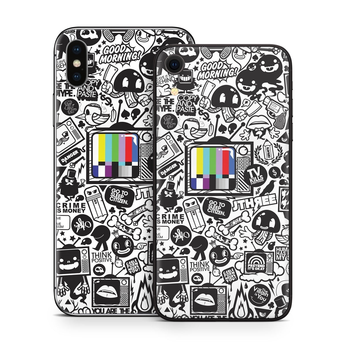 TV Kills Everything - Apple iPhone X Skin