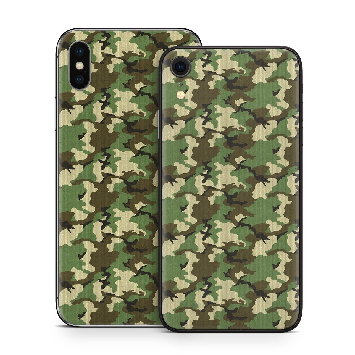 Woodland Camo - Apple iPhone X Skin