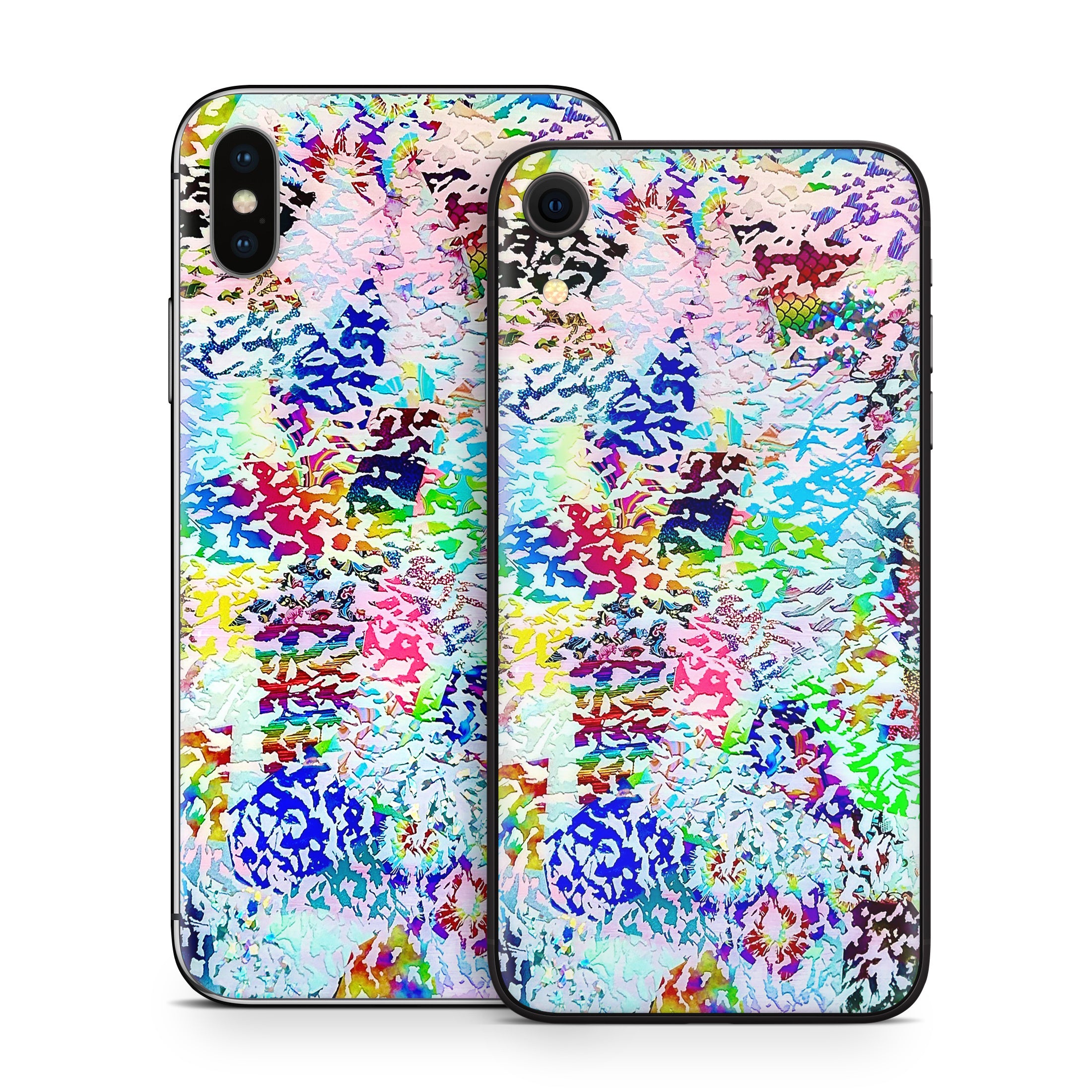 White Etching - Apple iPhone X Skin